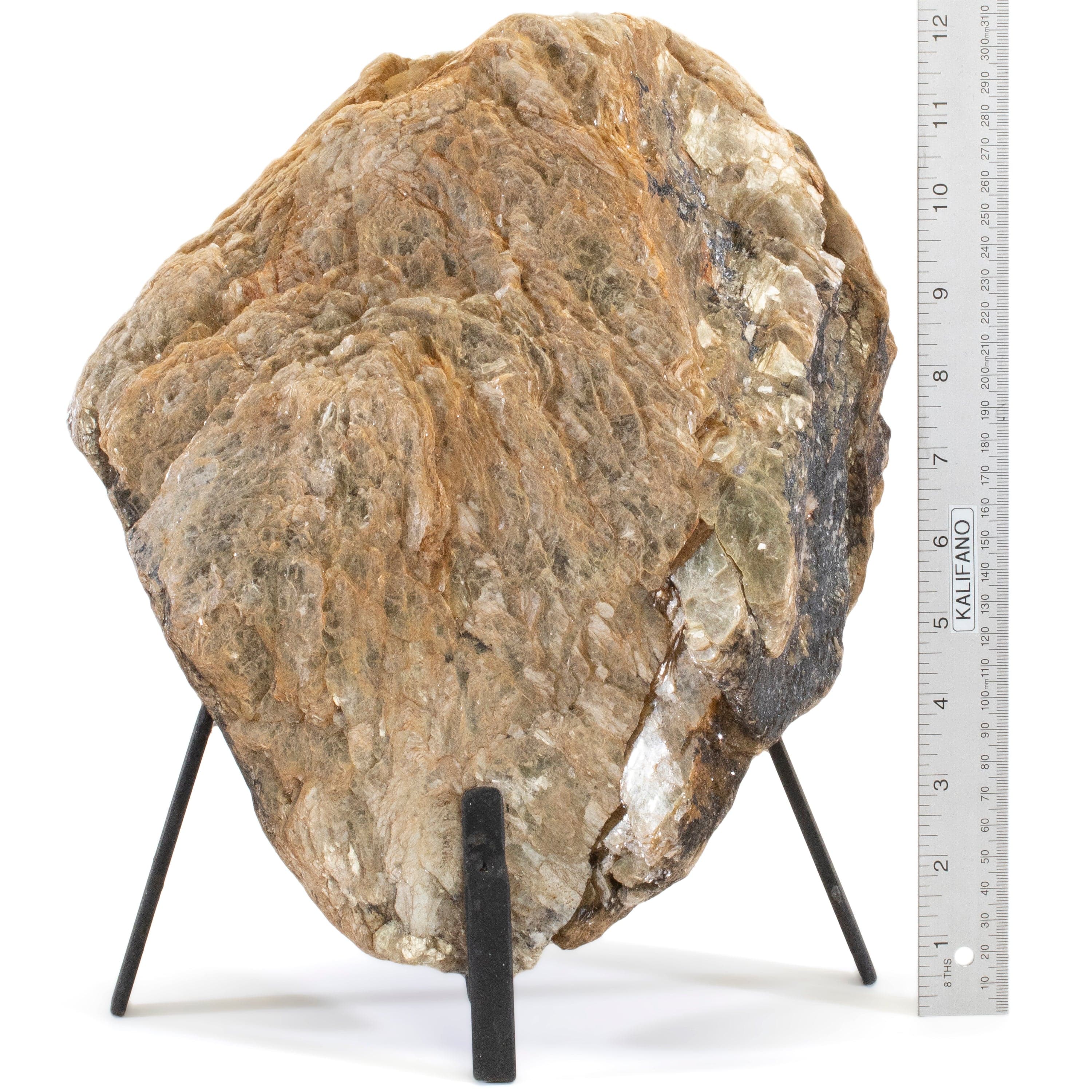 Kalifano Mica Natural Mica on Custom Stand from Brazil - 12.5" / 19 lbs MC4400.001