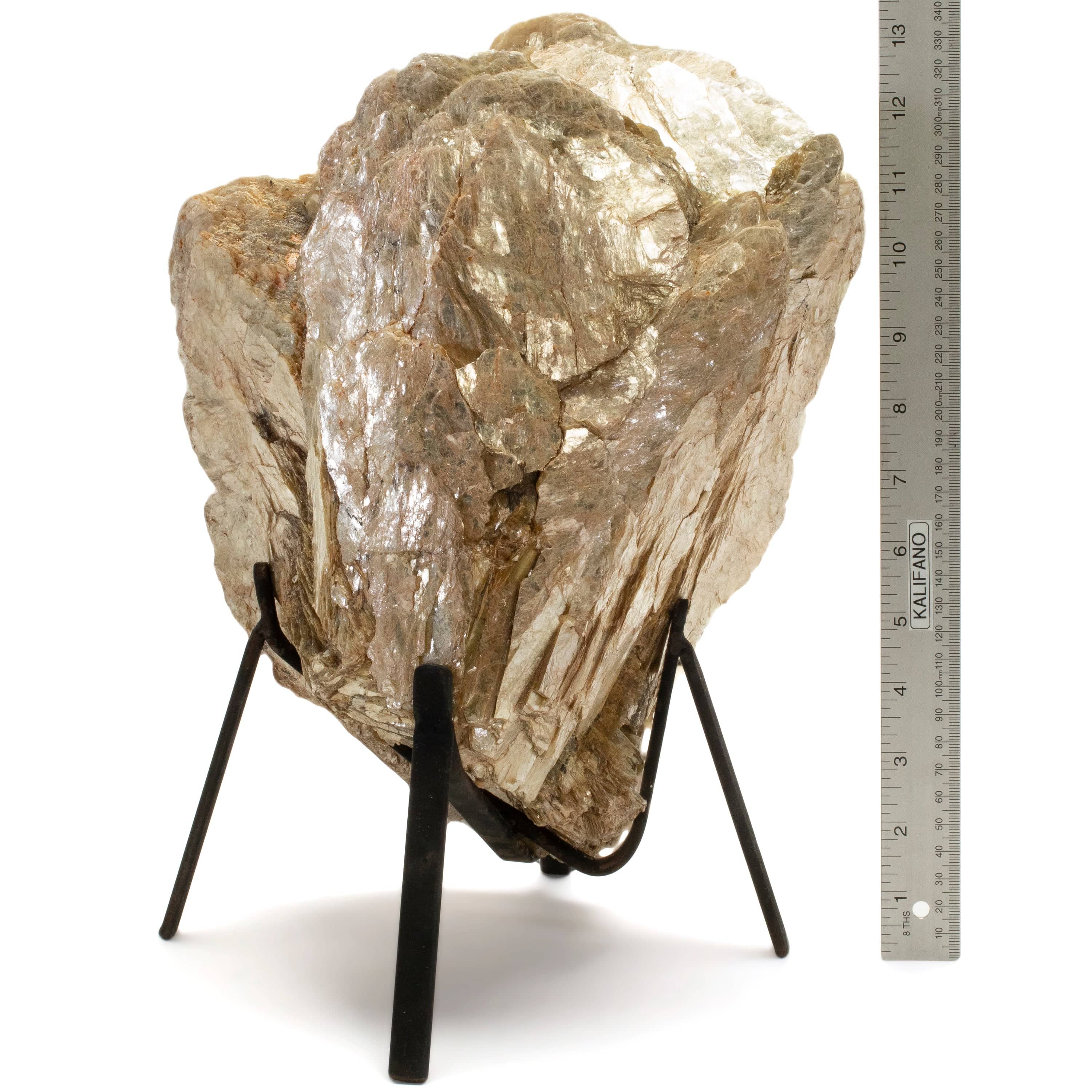 Kalifano Mica Natural Mica on Custom Stand from Brazil - 13.5" / 29 lbs MC6600.001