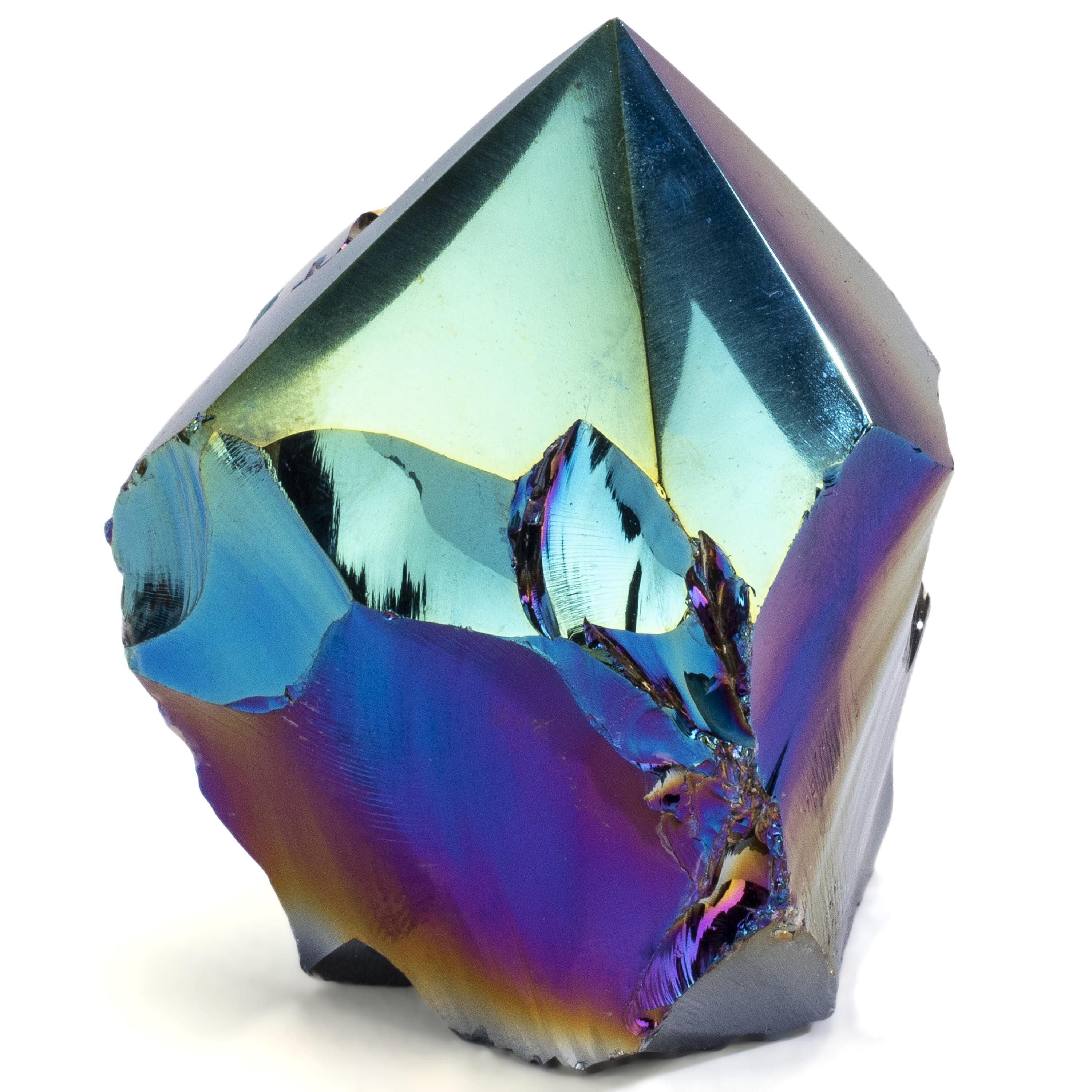 KALIFANO Obsidian Titanium Obsidian Point - 180 g ABP180-OB