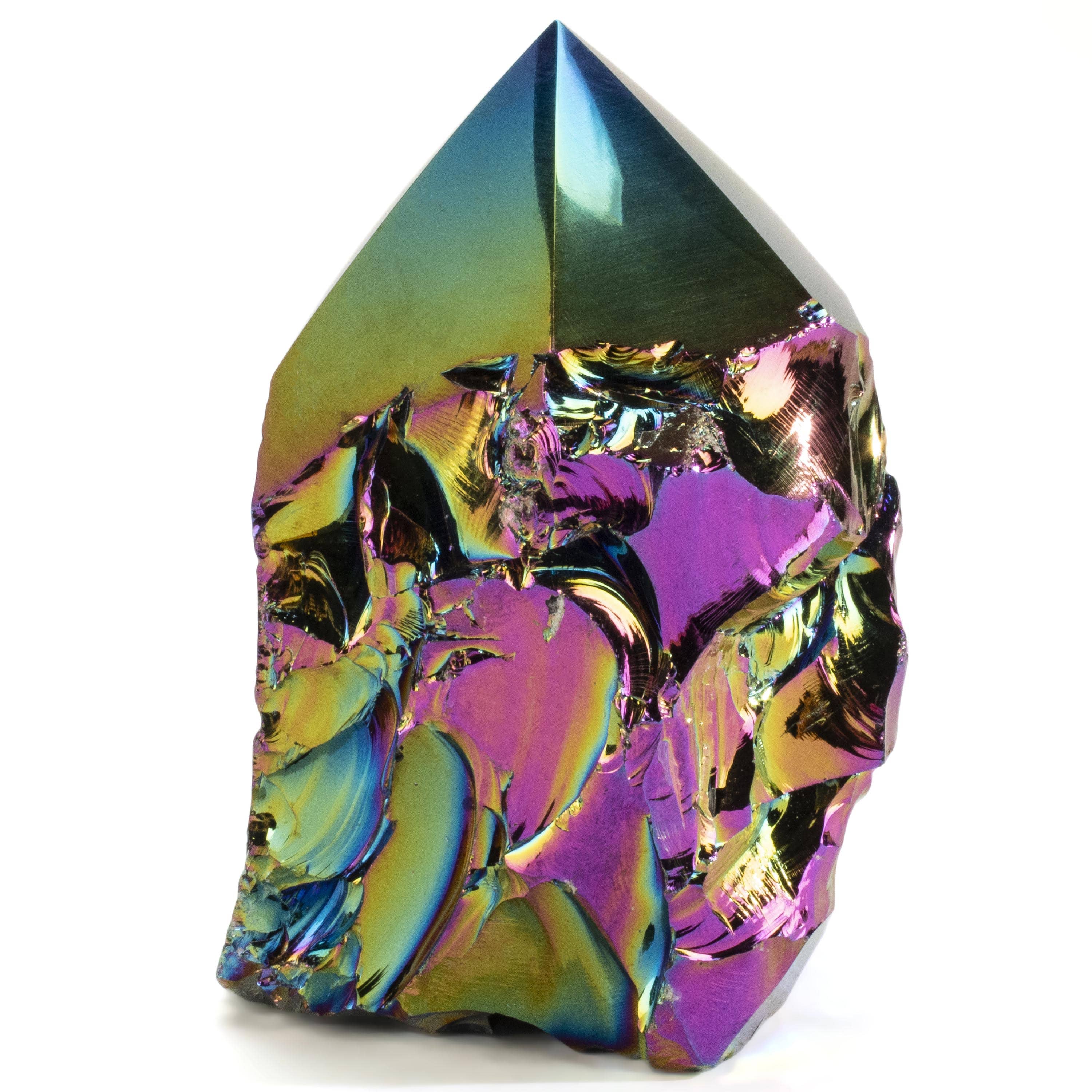 KALIFANO Obsidian Titanium Obsidian Point - 325 g ABP240-OB