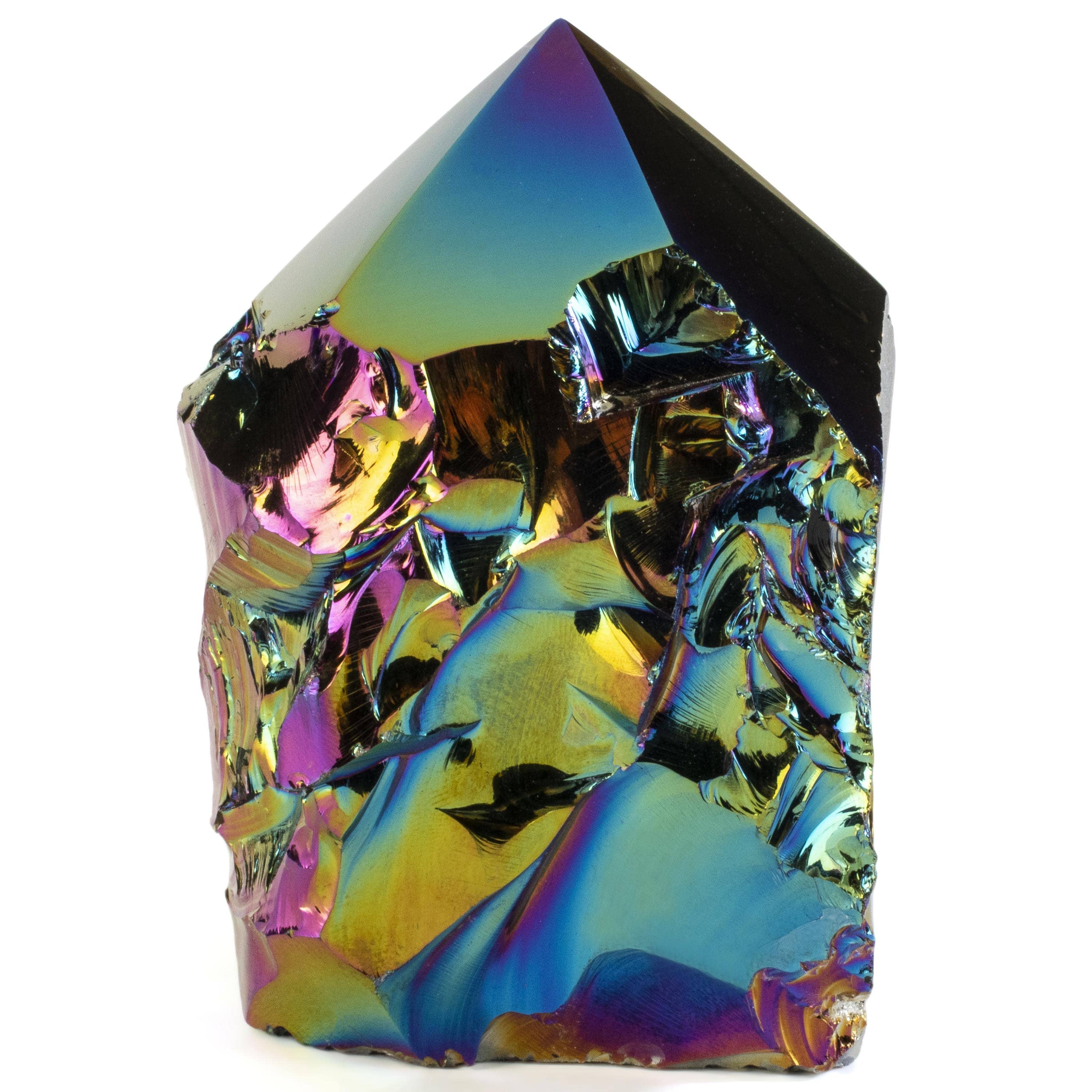 KALIFANO Obsidian Titanium Obsidian Point - 325 g ABP240-OB