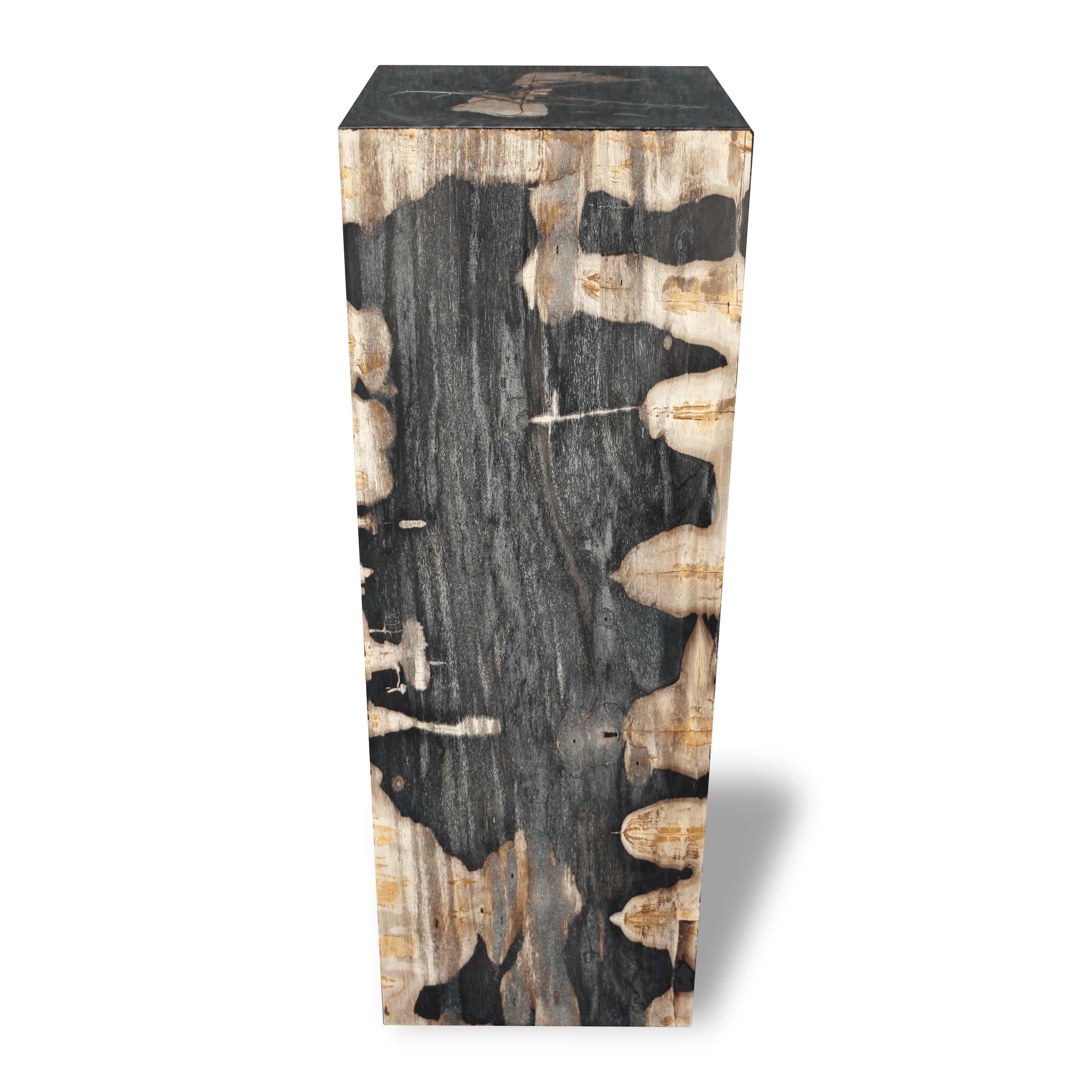 Kalifano Petrified Wood Petrified Wood Rectangular Pedestal from Indonesia - 40" / 181 lbs PWP8000.007
