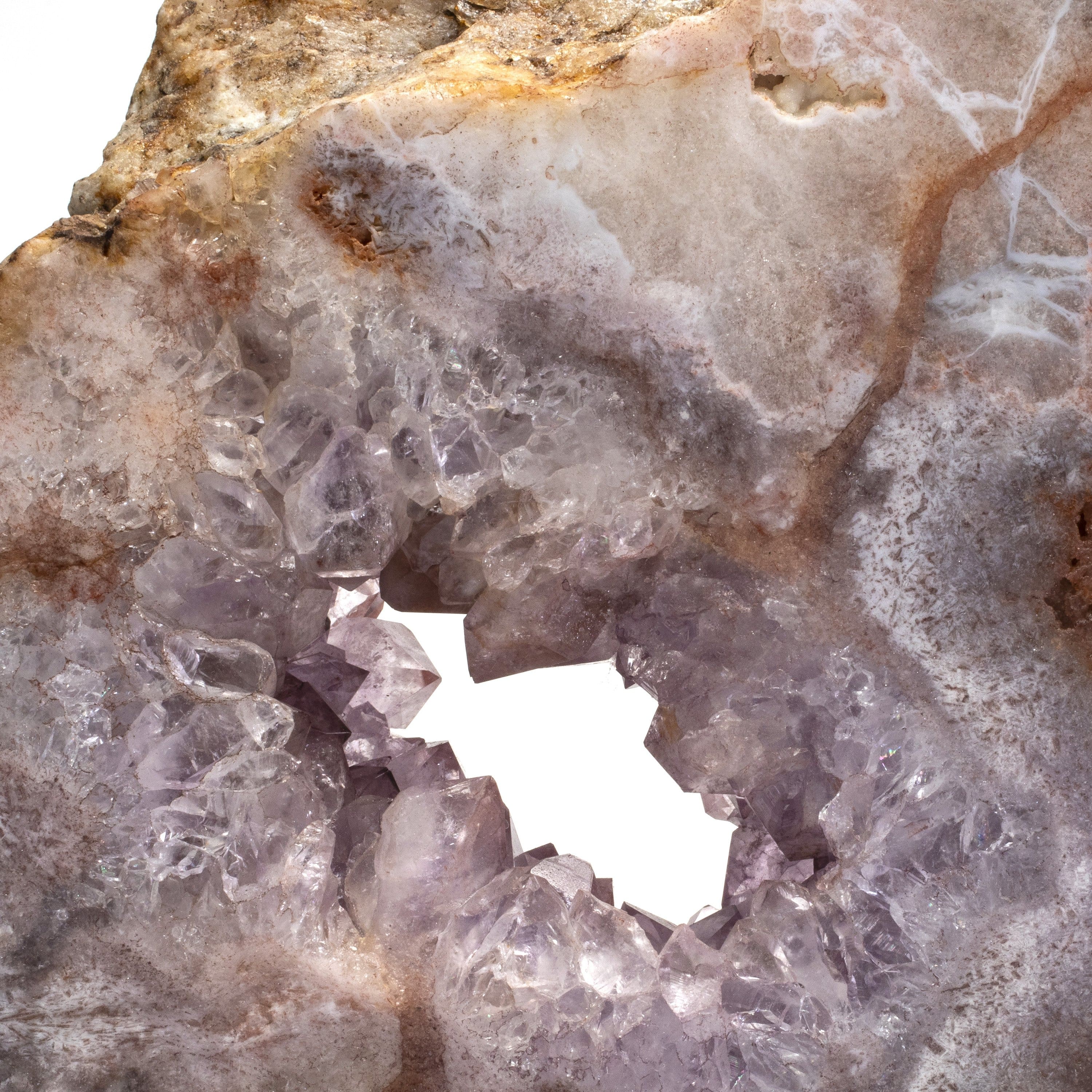 Kalifano Pink Amethyst Natural Brazilian Pink Amethyst Slab - 26 in / 51 lbs BRA8800.001