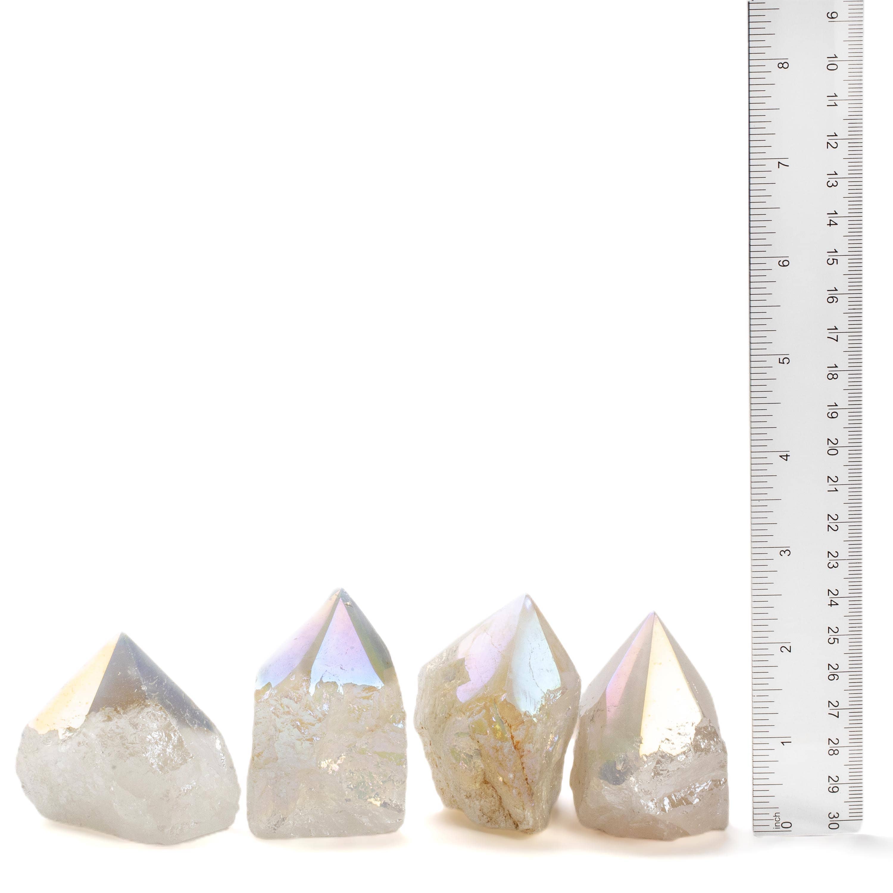 KALIFANO Quartz Aura Borealis Quartz Point - 180 g ABP180-CQ