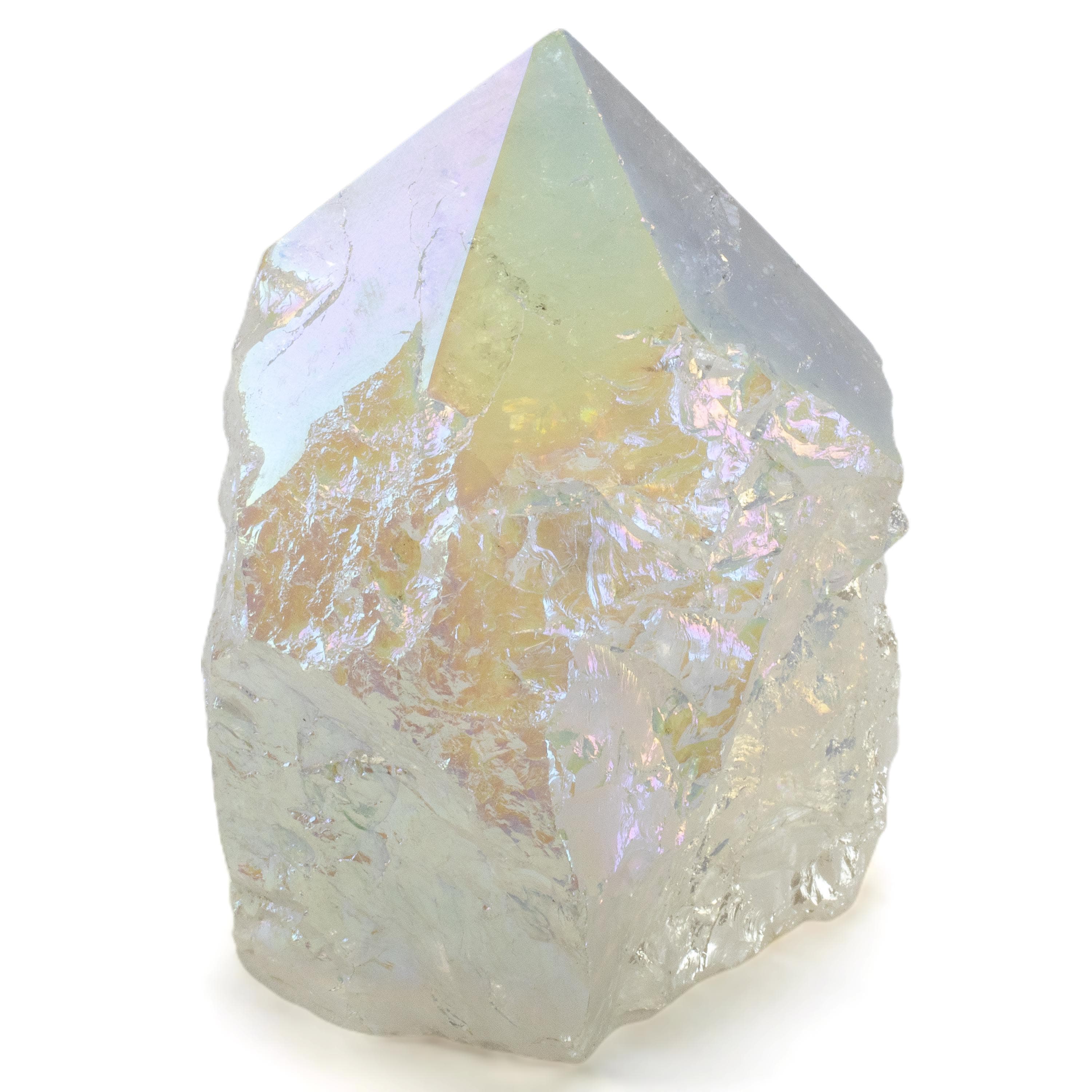 KALIFANO Quartz Aura Borealis Quartz Point - 325 g ABP240-CQ