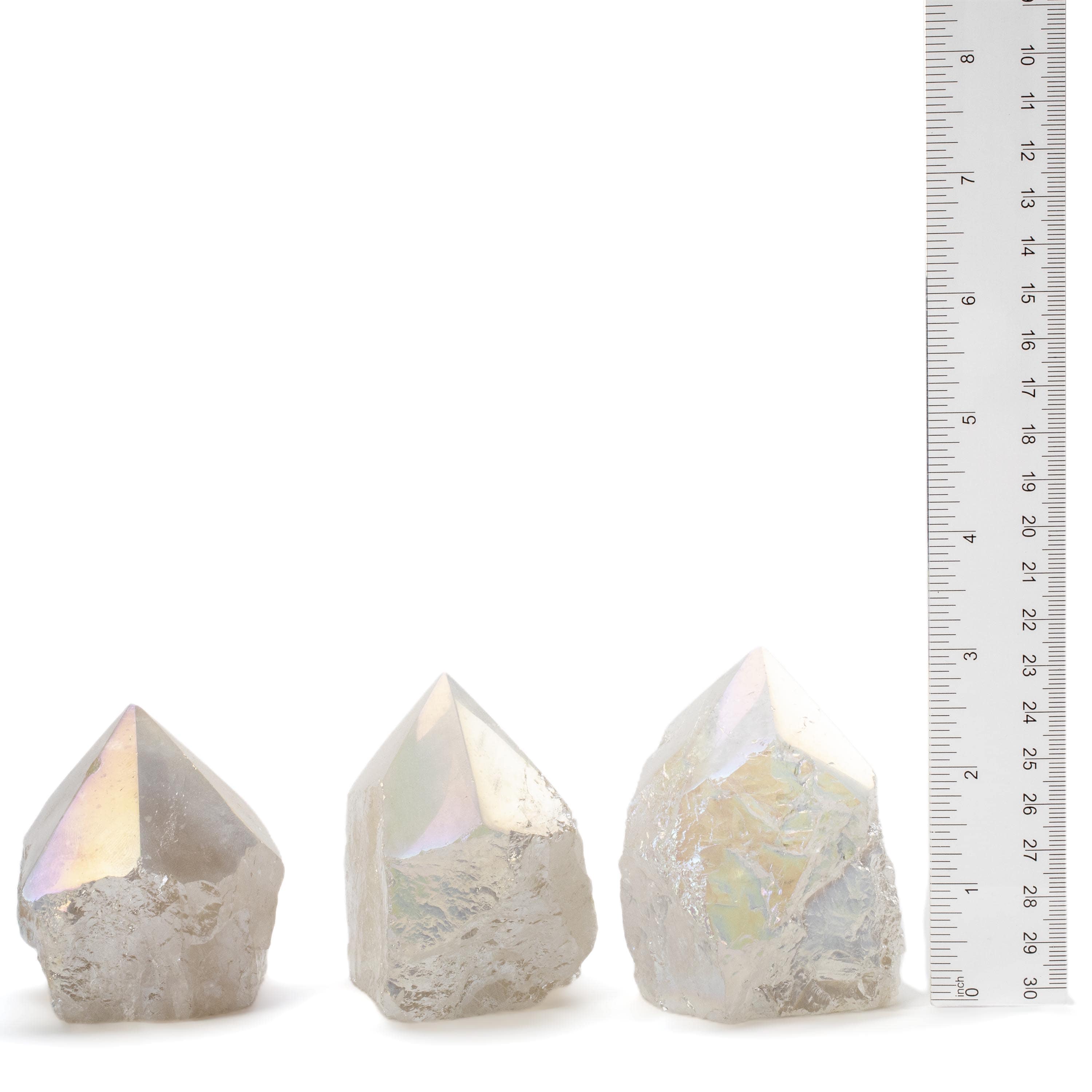 KALIFANO Quartz Aura Borealis Quartz Point - 325 g ABP240-CQ