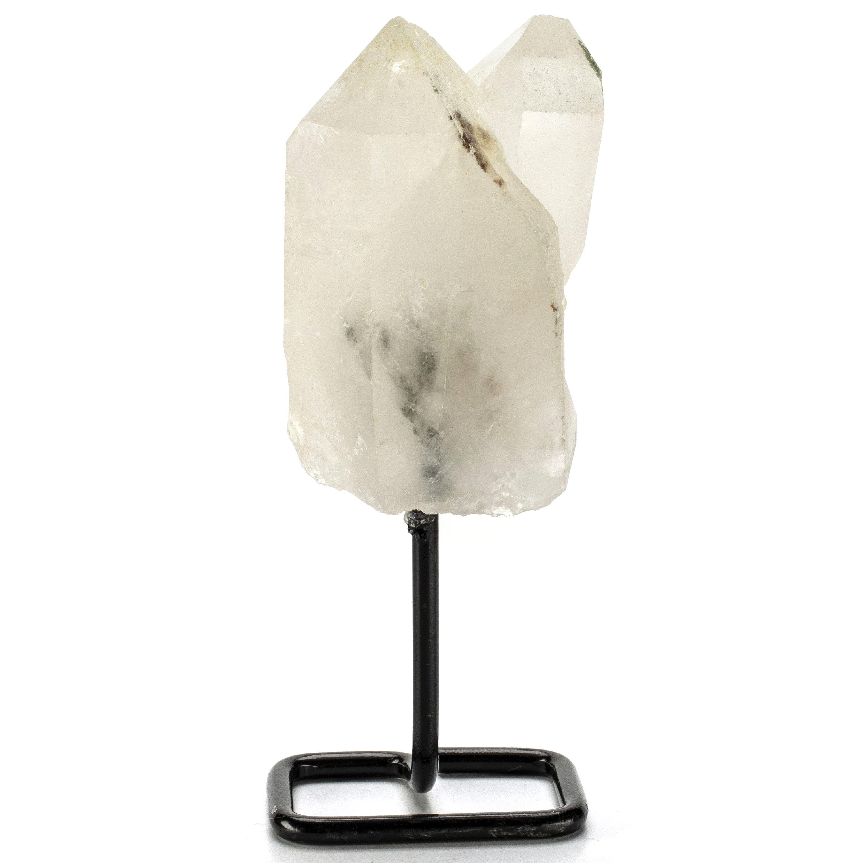 Kalifano Quartz Brazilian Clear Quartz Point on Stand - 1.5 lbs QCP300