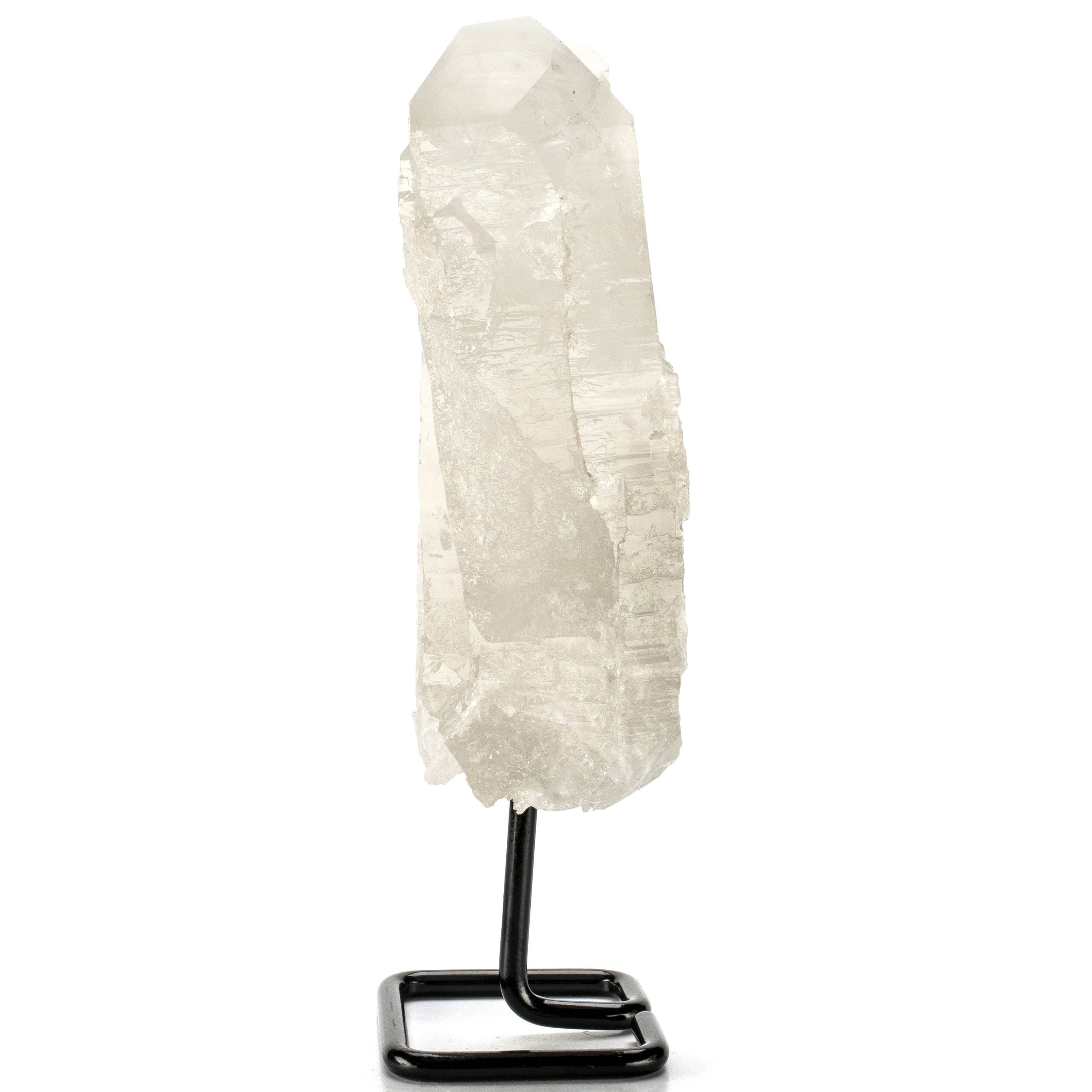 Kalifano Quartz Brazilian Clear Quartz Point on Stand - 5 lbs QCP800