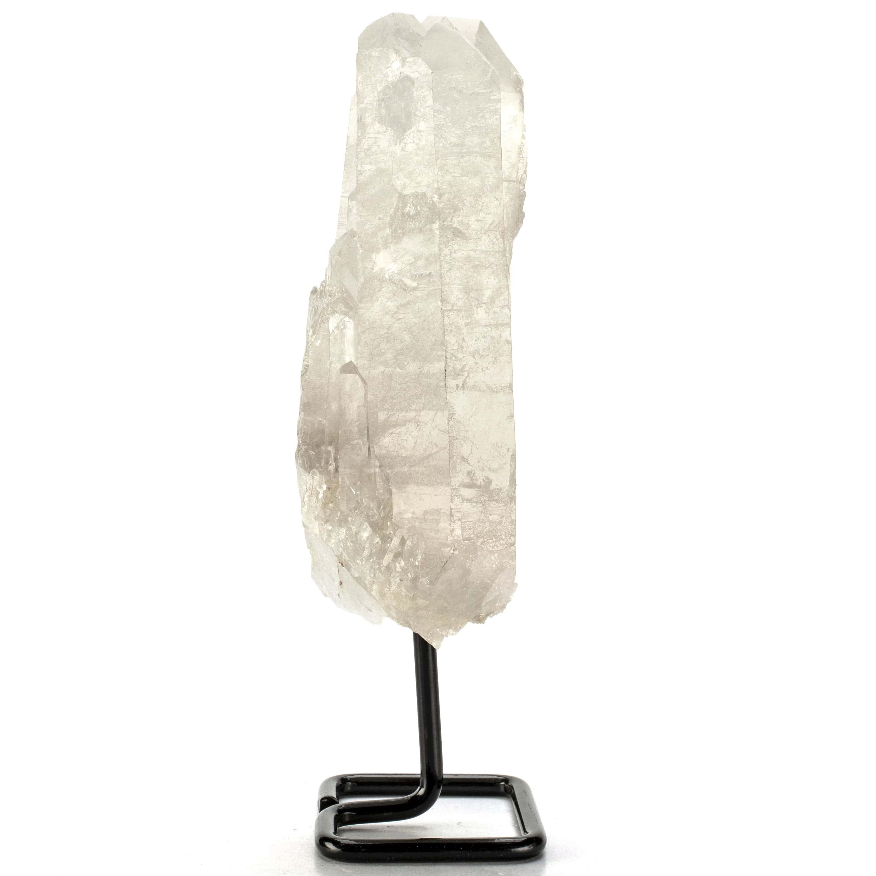Kalifano Quartz Brazilian Clear Quartz Point on Stand - 5 lbs QCP800