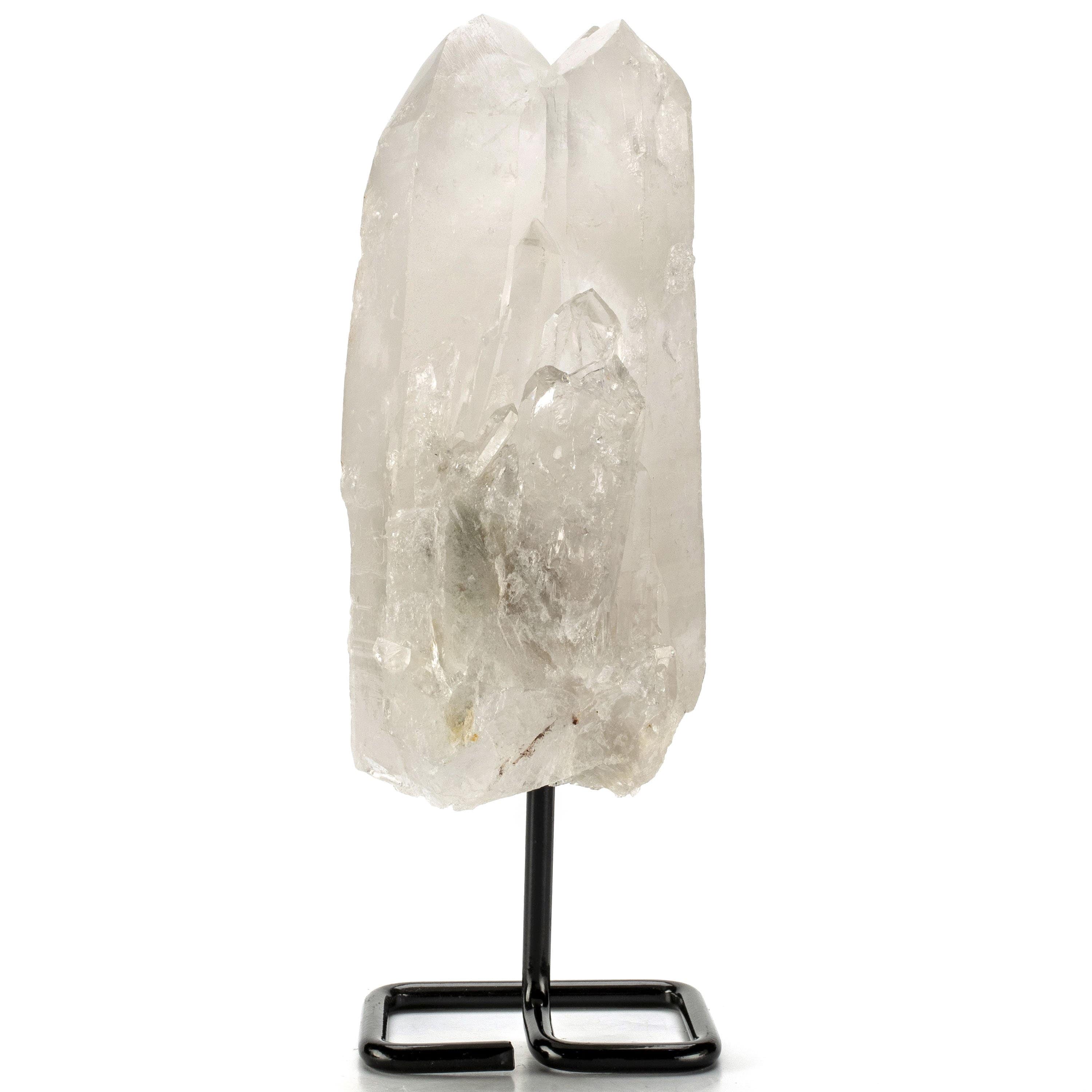 Kalifano Quartz Brazilian Clear Quartz Point on Stand - 5 lbs QCP800