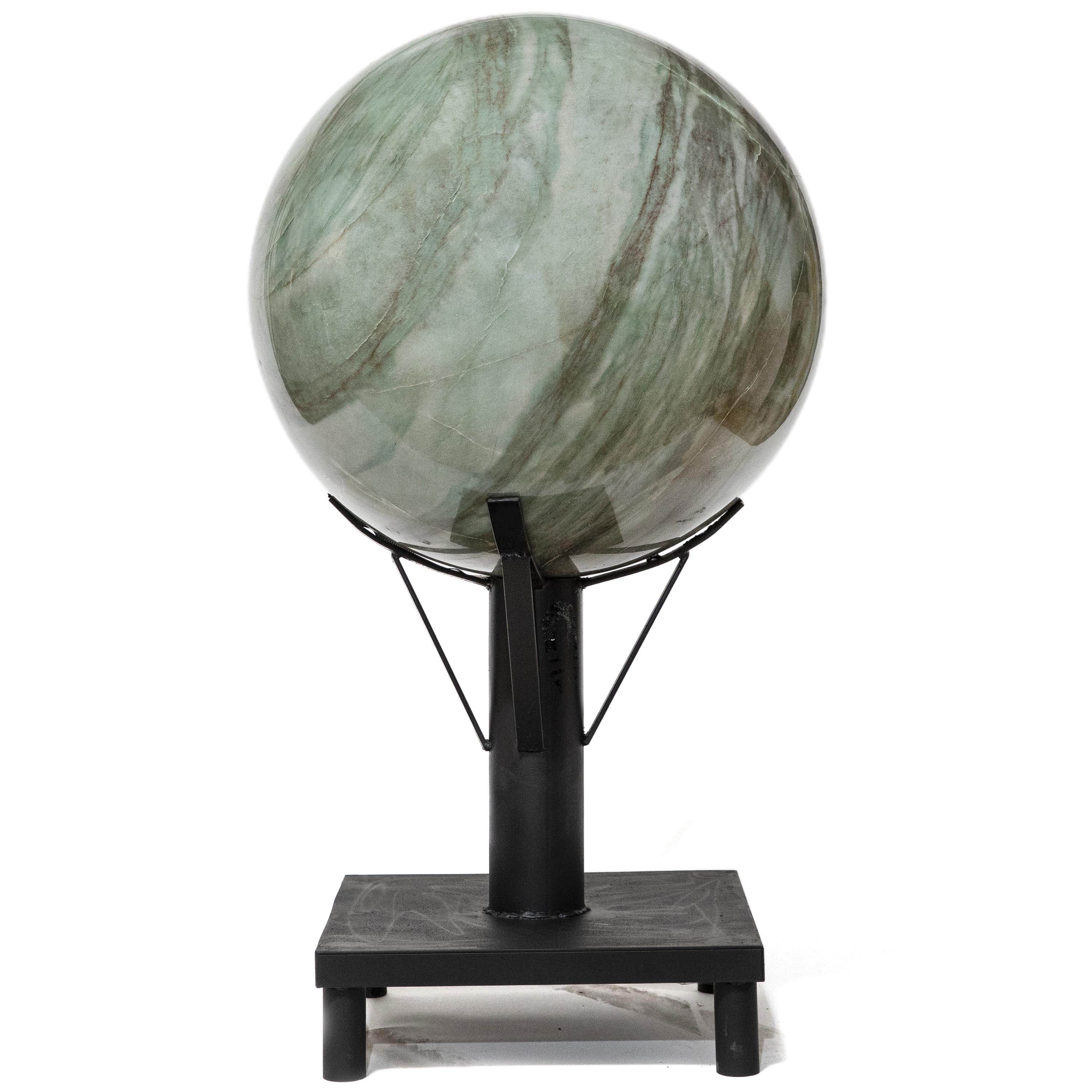 Kalifano Quartz Green Quartz Sphere - 970 lbs / 27" diameter SPGQ132000.001