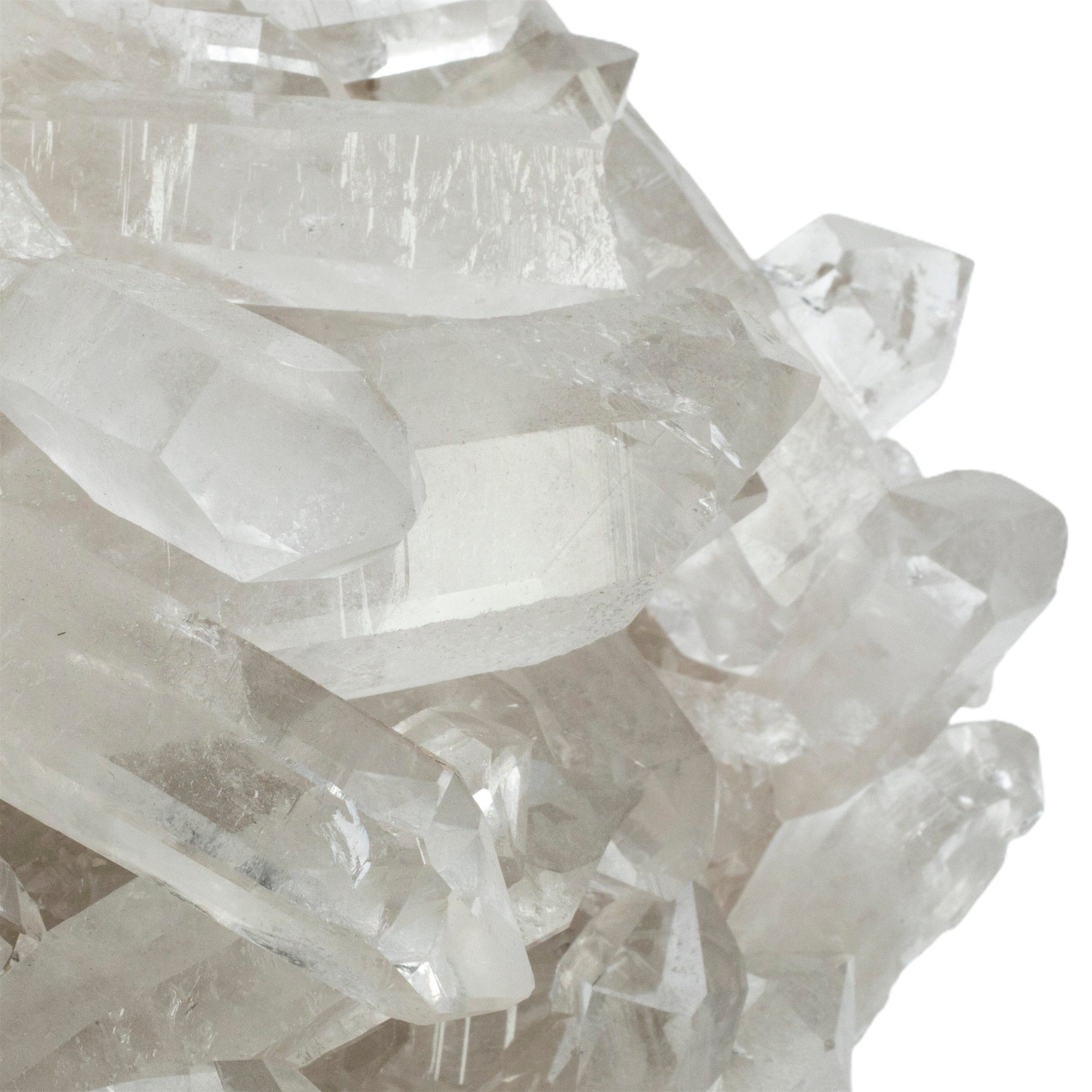 Kalifano Quartz Natural Brazilian Clear Quartz Cluster - 21” / 86 lbs QC72000.002
