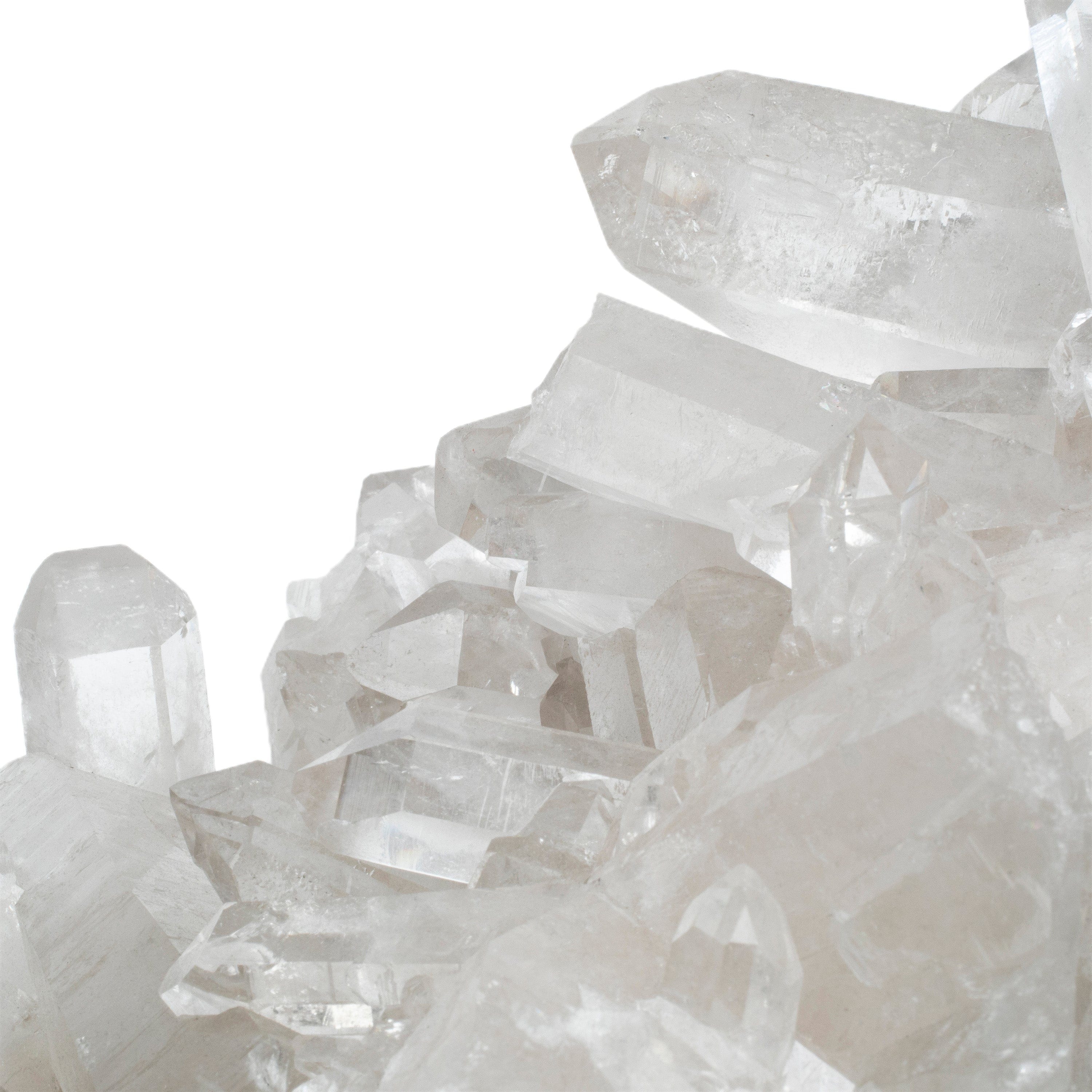 Kalifano Quartz Natural Brazilian Clear Quartz Cluster - 21” / 86 lbs QC72000.002
