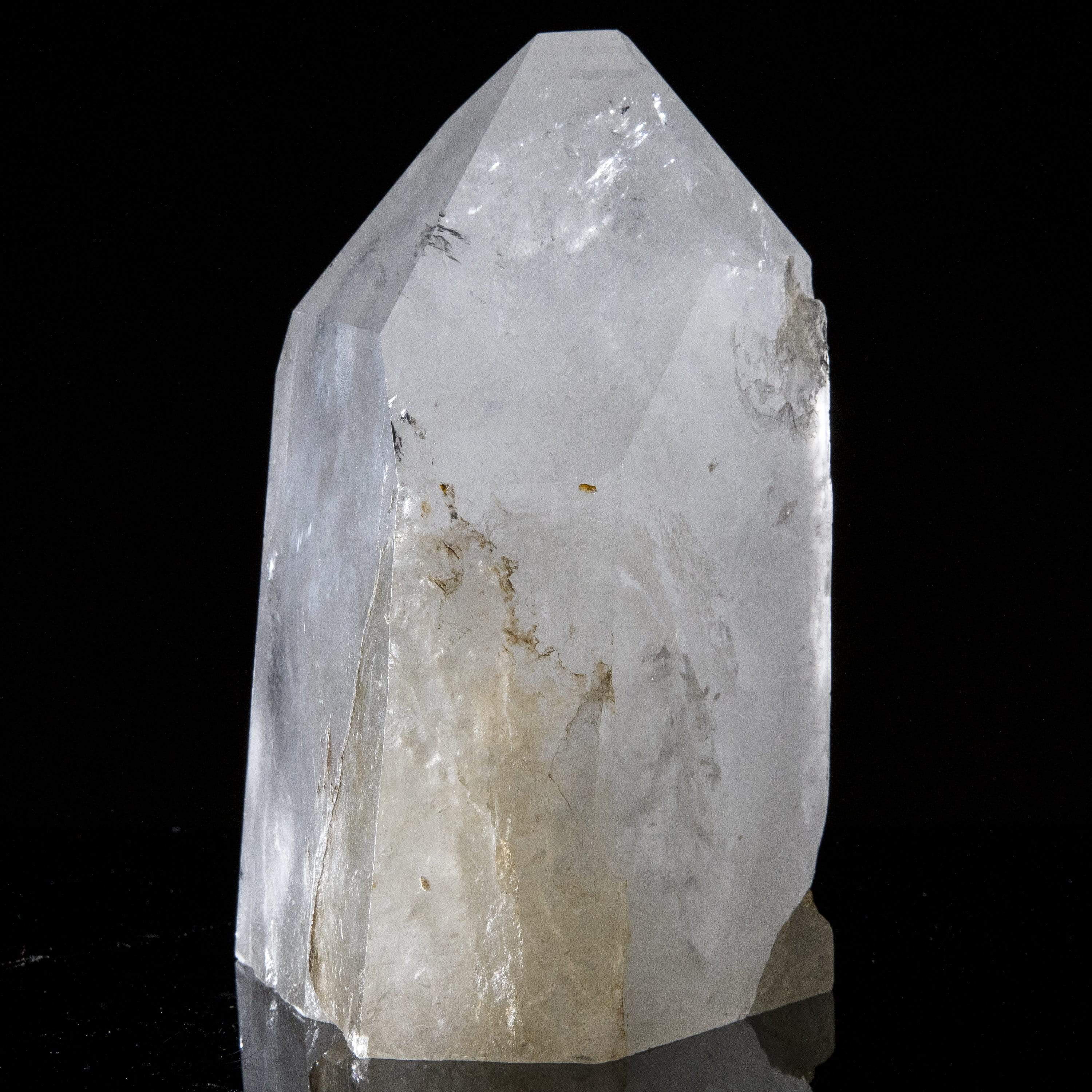Kalifano Quartz Natural Brazilian Clear Quartz Point - 9.5 in / 7,640 g Q1200.004