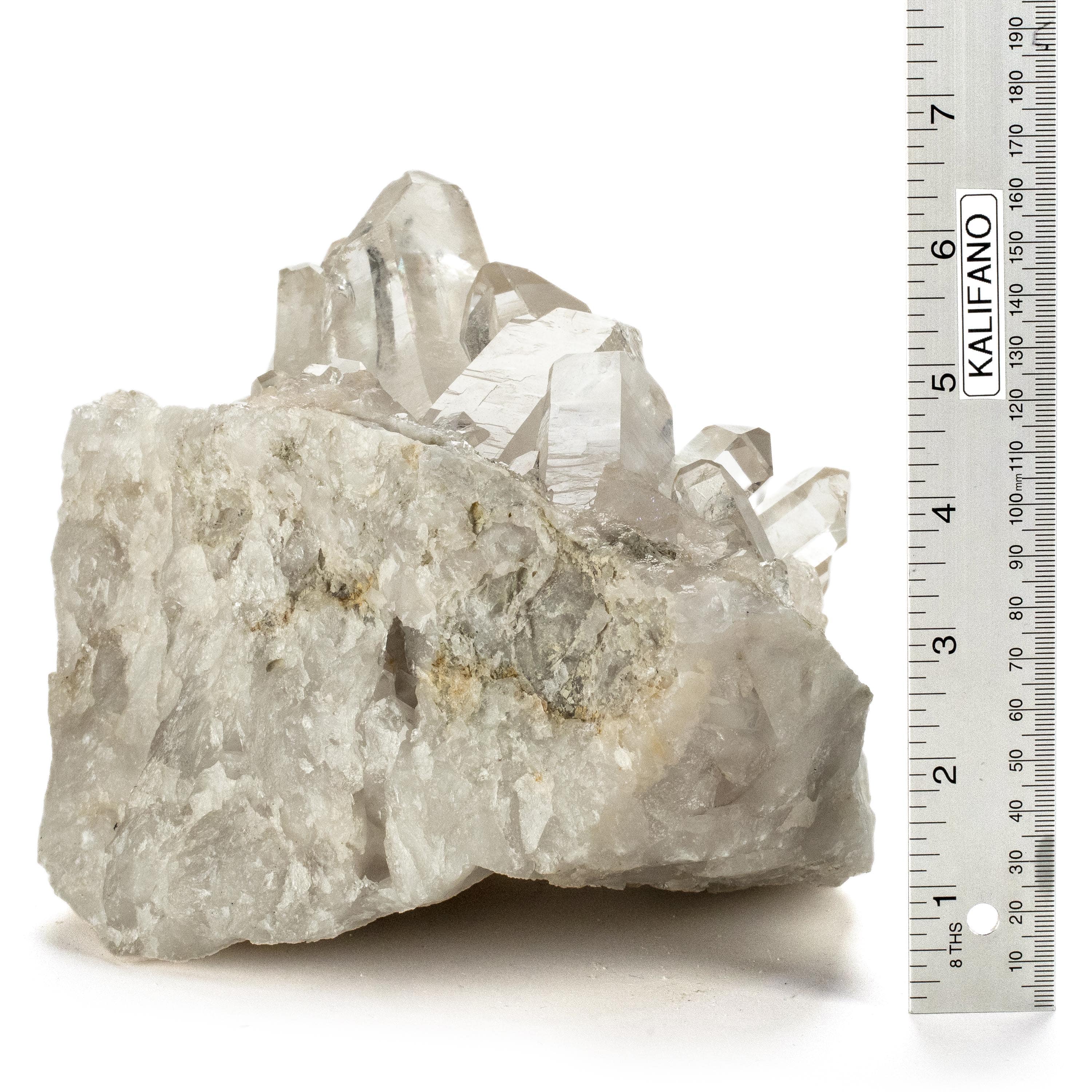 Kalifano Quartz Natural Crystal Quartz Cluster - 10" / 13.1 lbs QC5000.001