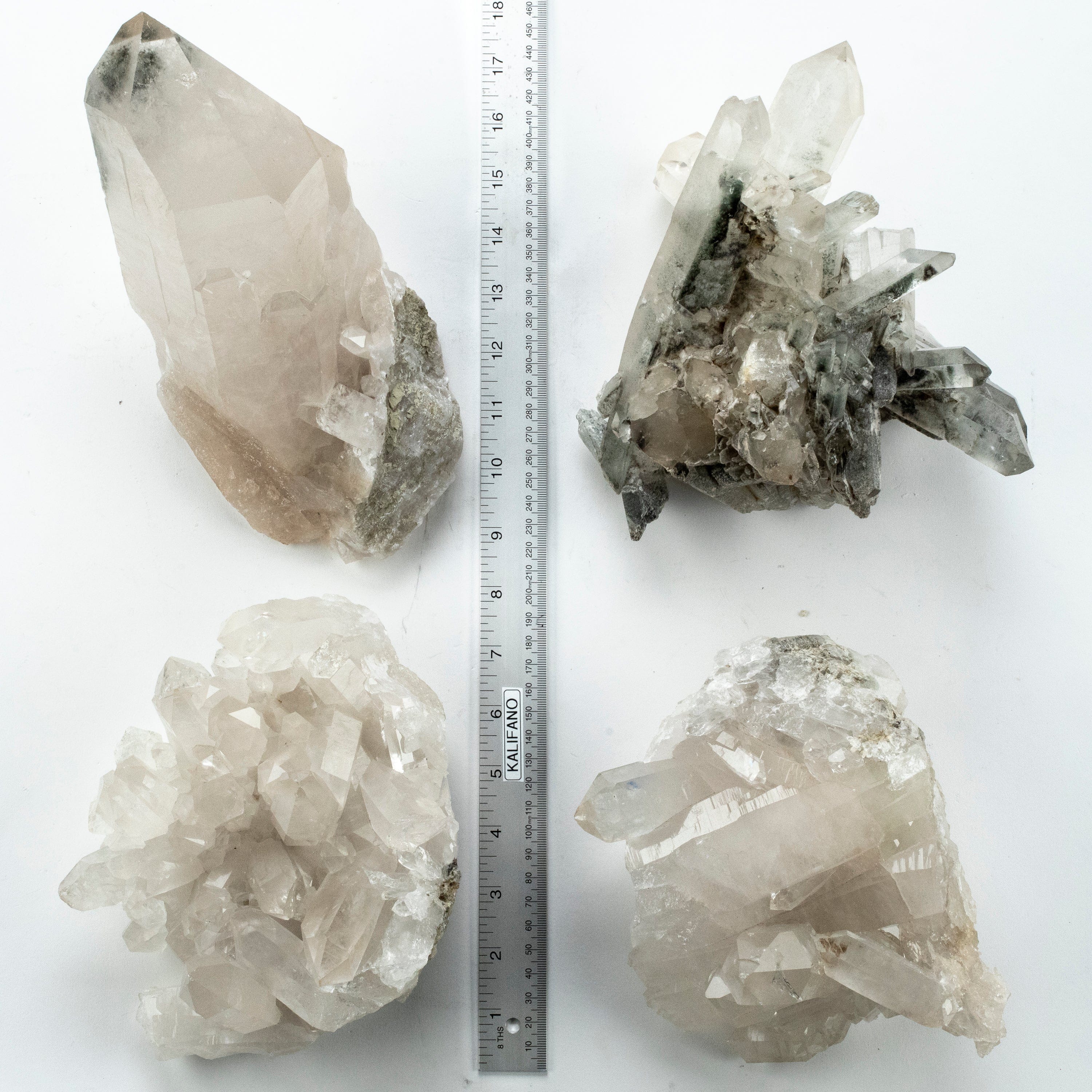 Kalifano Quartz Natural Crystal Quartz Cluster - 2,500 grams QC1800