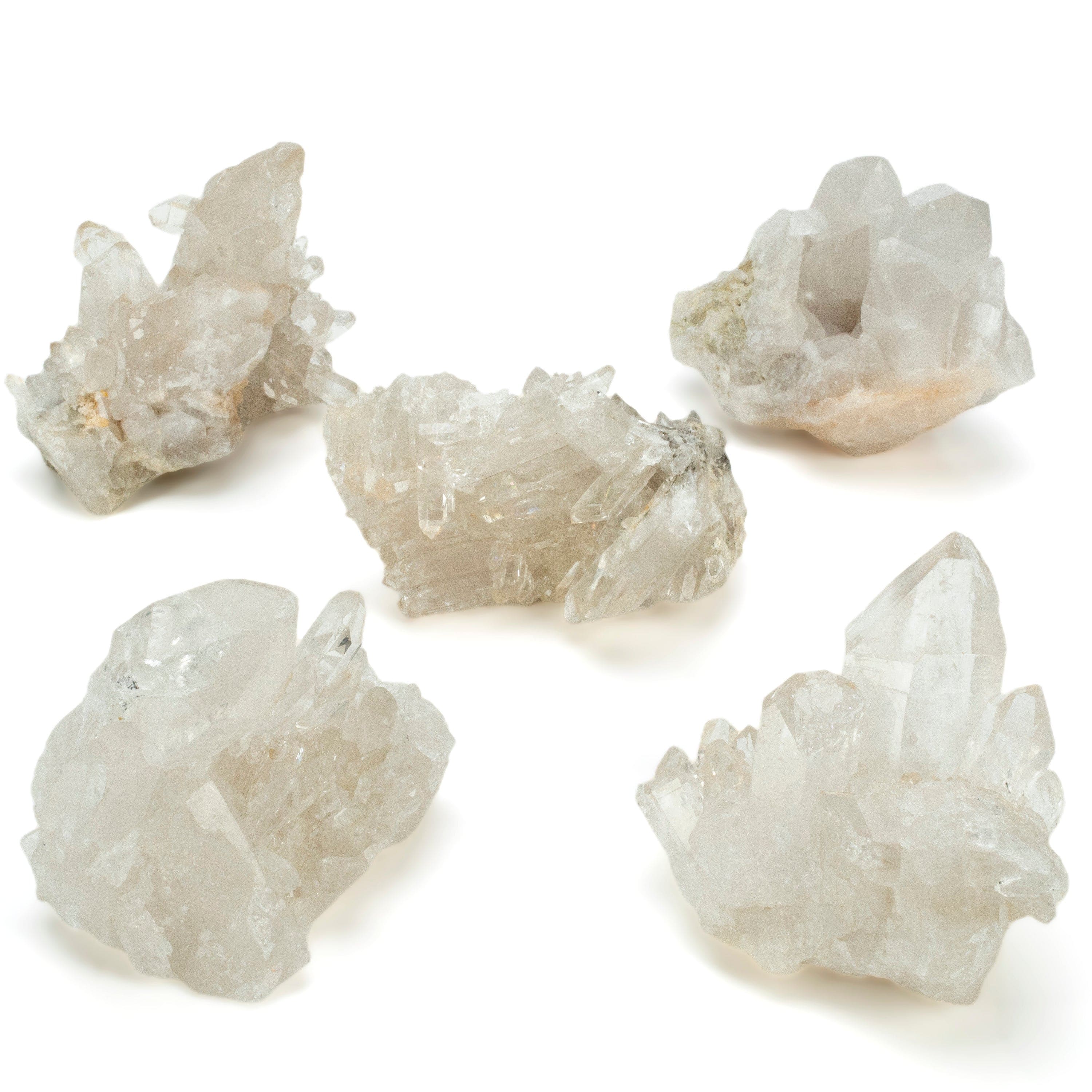 Kalifano Quartz Natural Crystal Quartz Cluster - 625 grams QC600