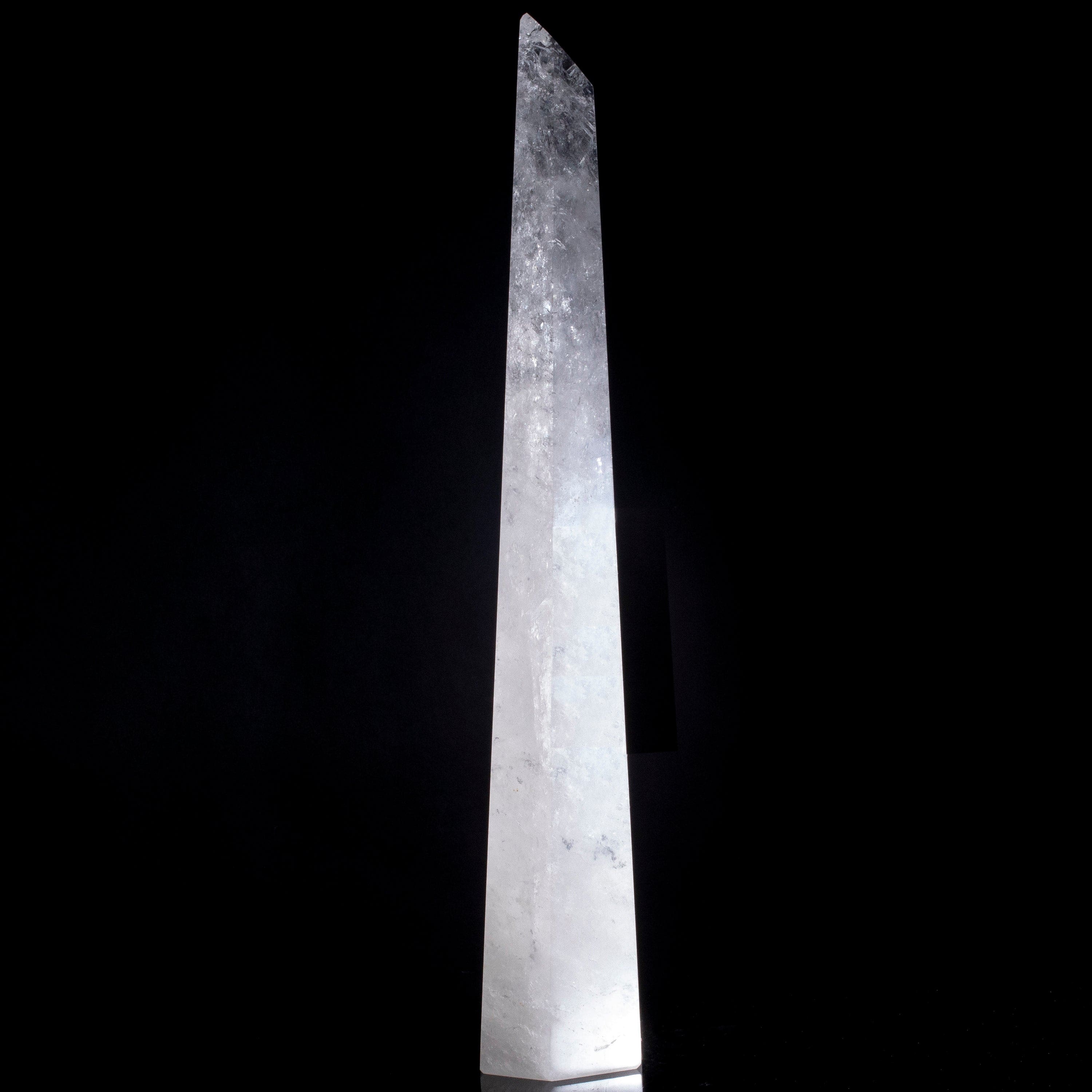 Kalifano Quartz Natural Quartz Obelisk from Brazil - 24.5" / 16 lbs QZ9000.001