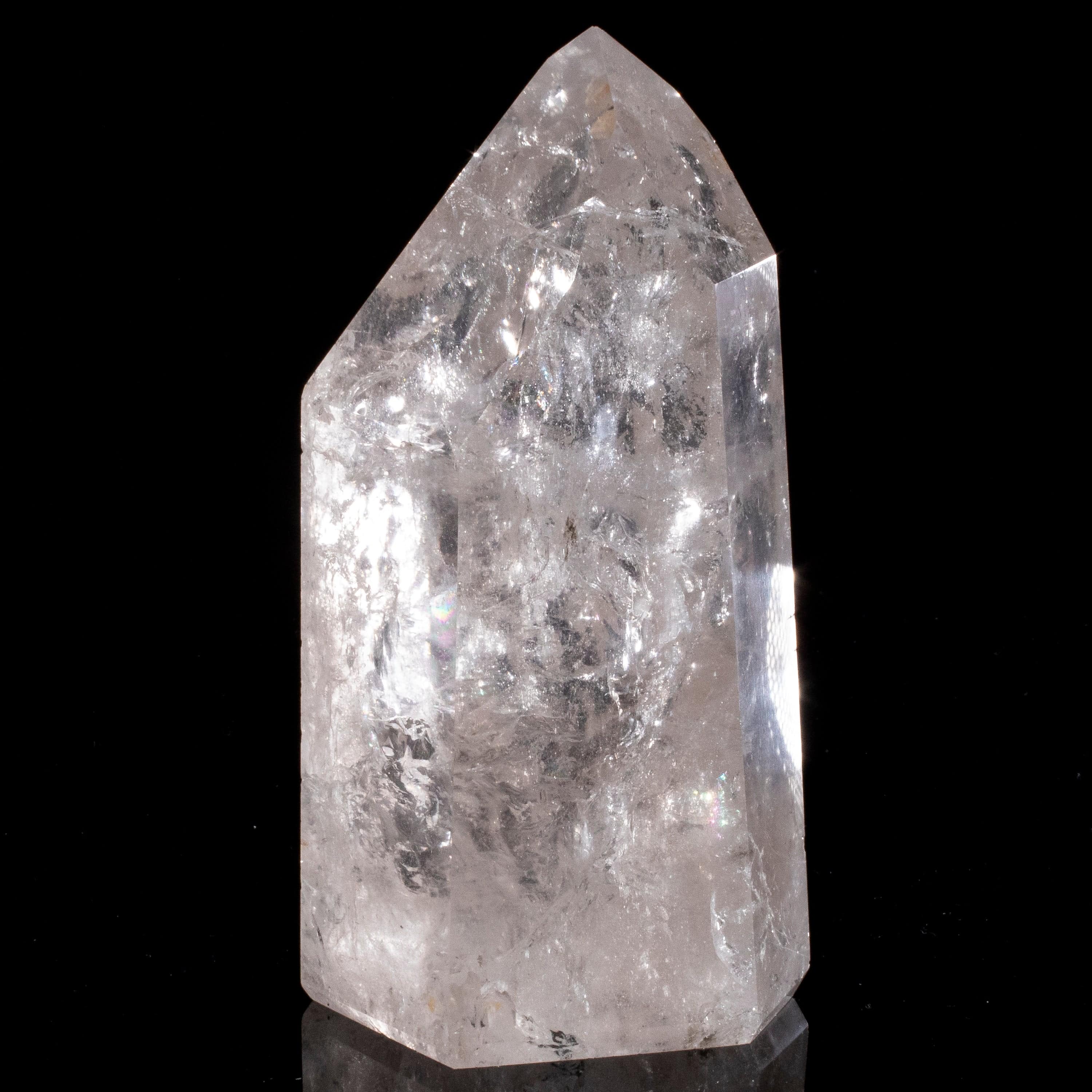 Kalifano Quartz Natural Quartz Obelisk from Brazil - 6.5" / 1,495 grams QZ1800.005