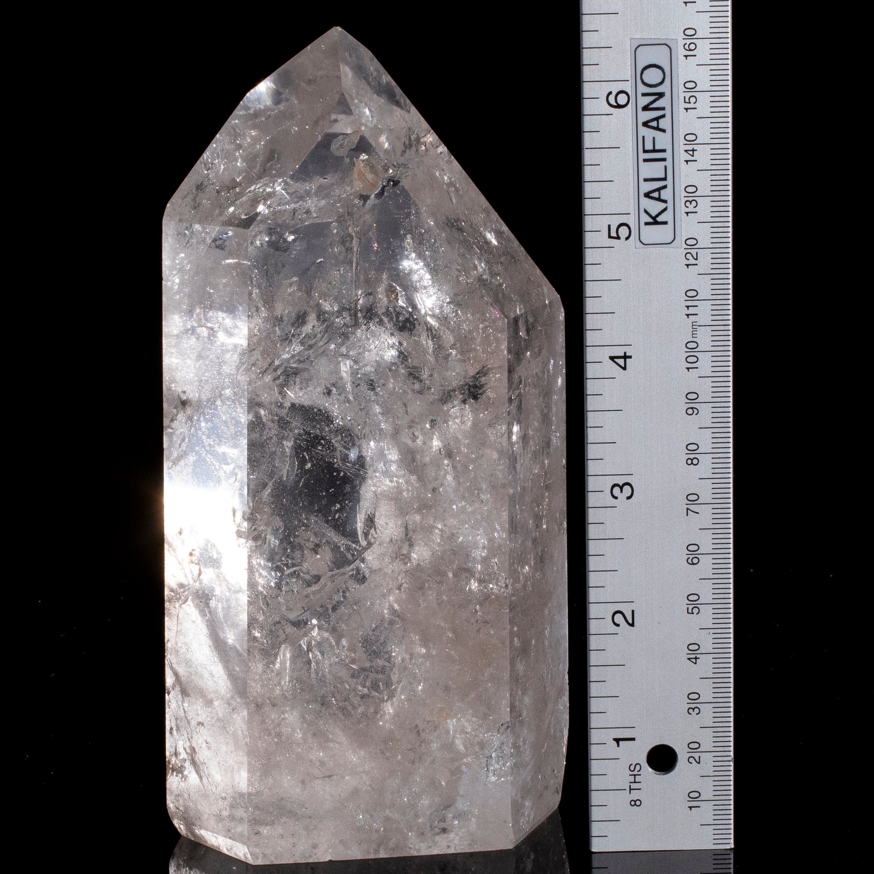Kalifano Quartz Natural Quartz Obelisk from Brazil - 6.5" / 1,495 grams QZ1800.005