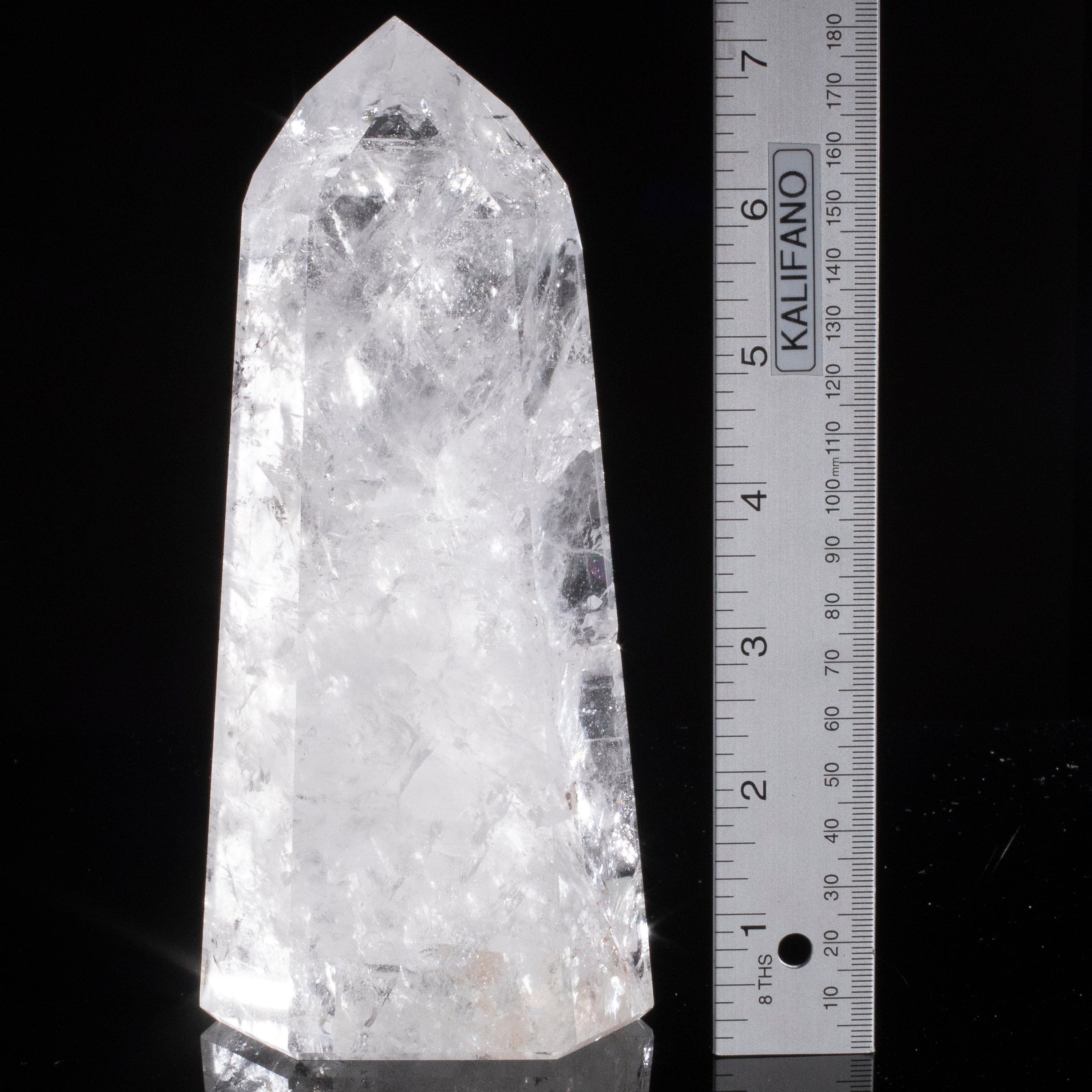Kalifano Quartz Natural Quartz Obelisk from Brazil - 7.5" / 1,034 grams QZ1500.007