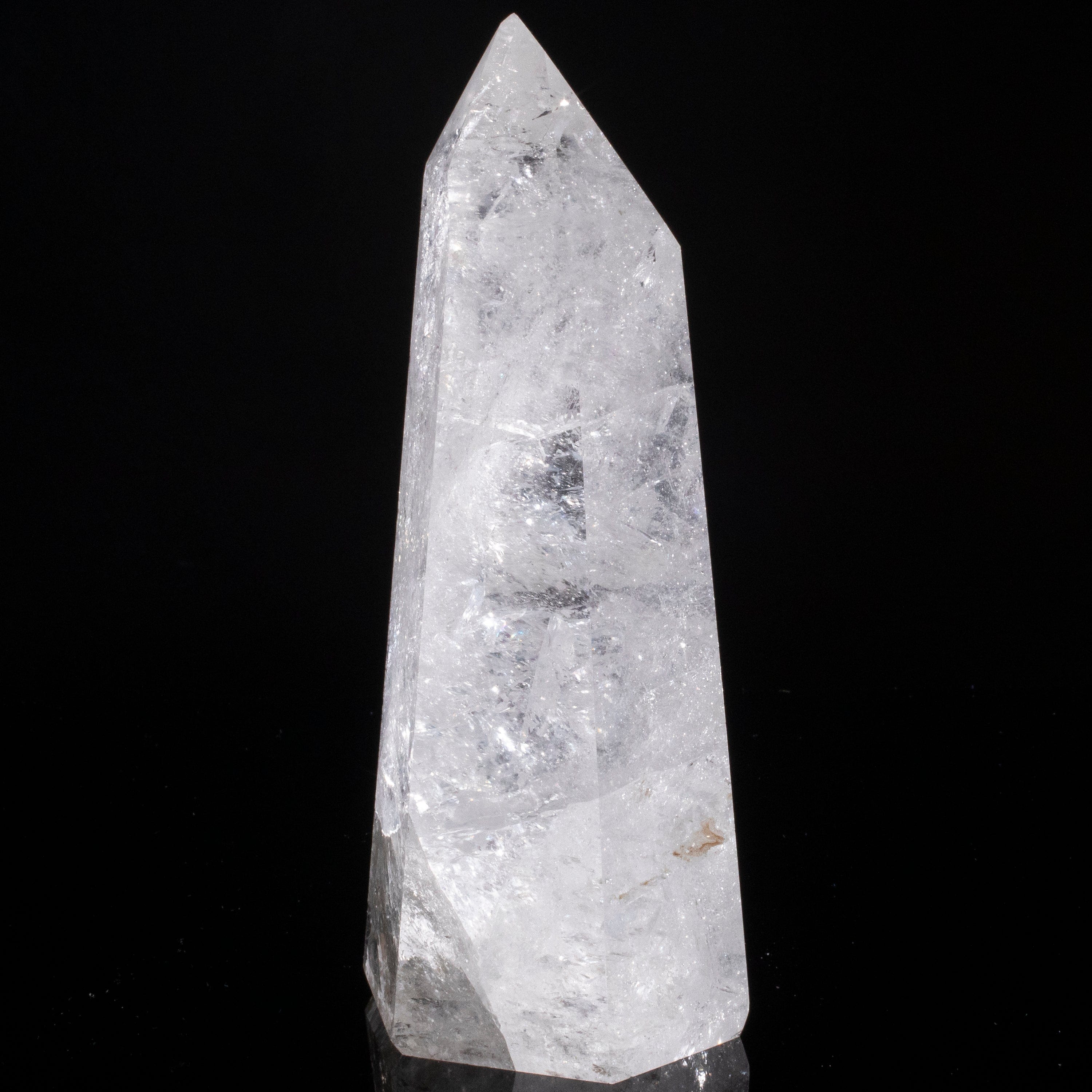 Kalifano Quartz Natural Quartz Obelisk from Brazil - 7.5" / 1,063 grams QZ1500.001