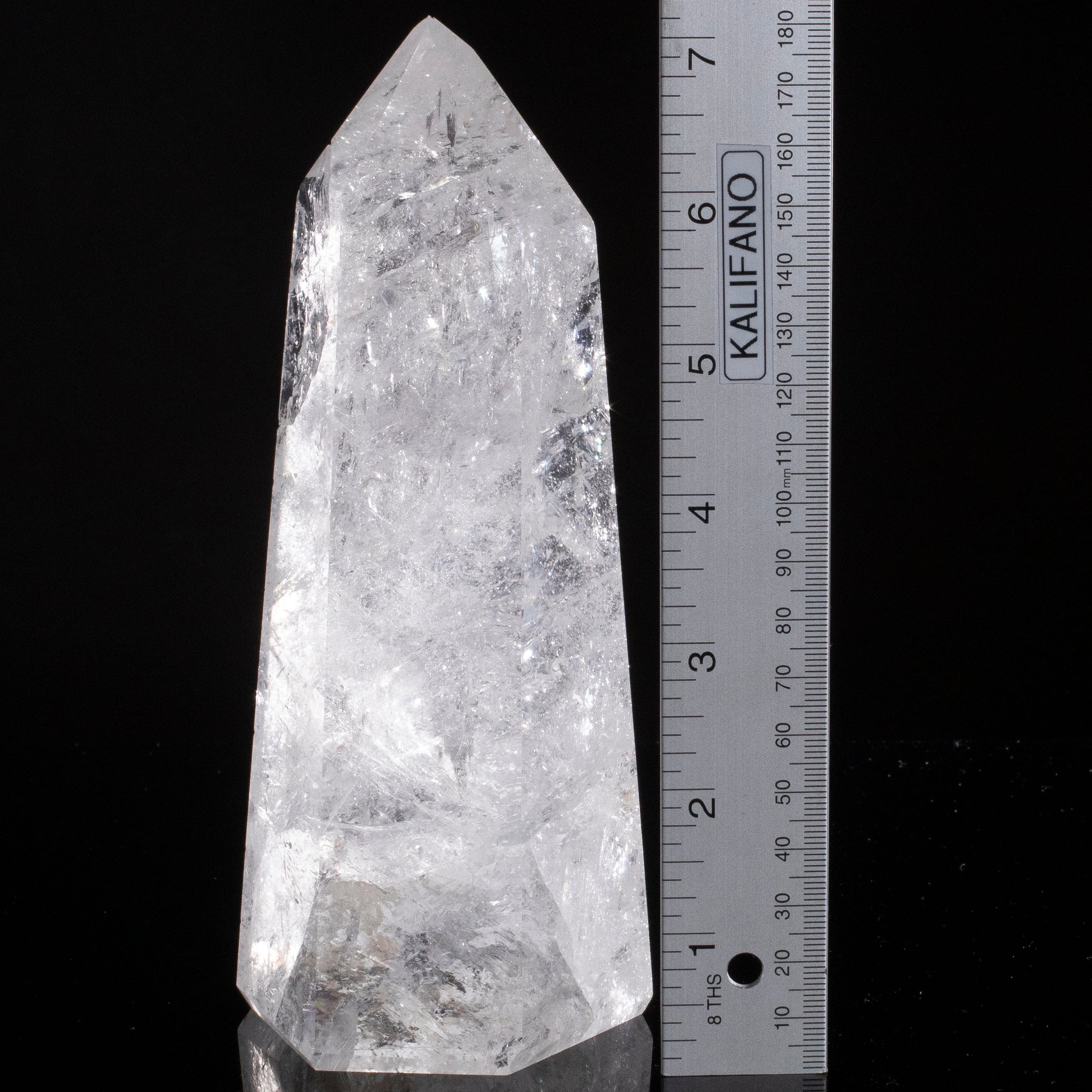 Kalifano Quartz Natural Quartz Obelisk from Brazil - 7.5" / 1,063 grams QZ1500.001