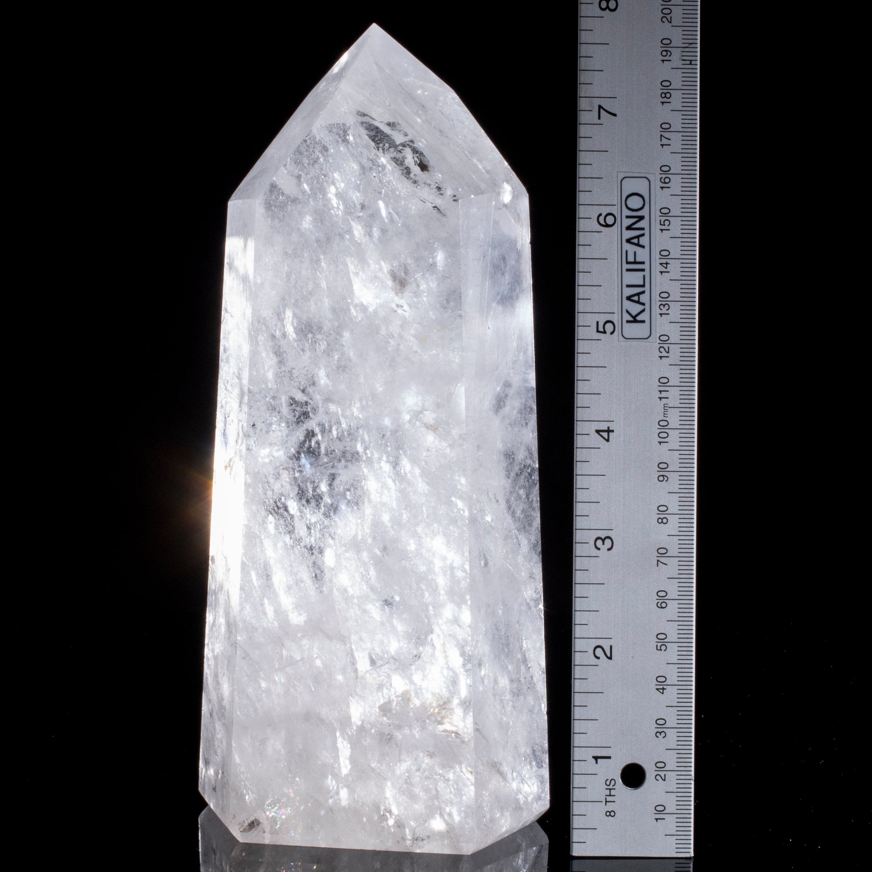 Kalifano Quartz Natural Quartz Obelisk from Brazil - 8" / 1,725 grams QZ2400.007