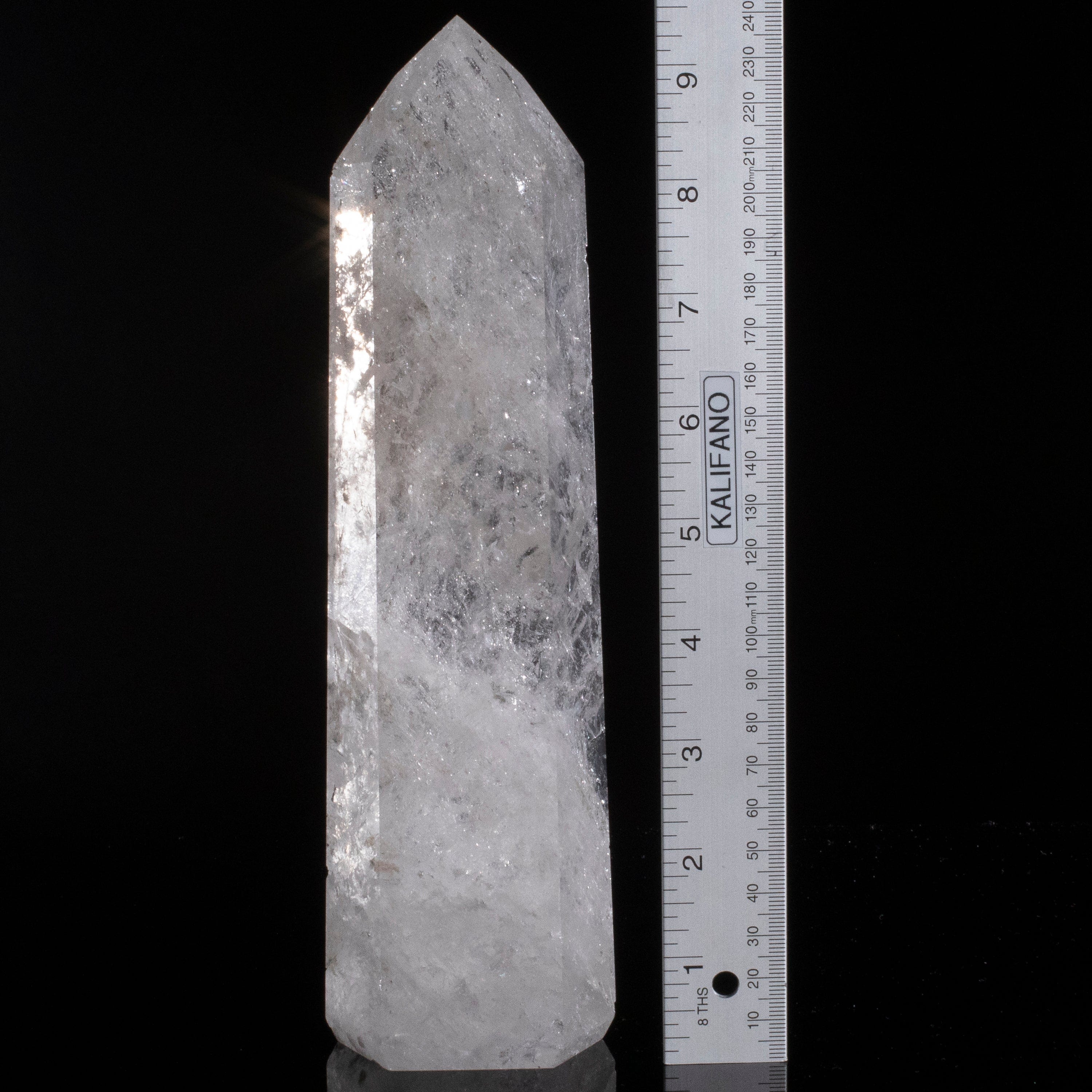 Kalifano Quartz Natural Quartz Obelisk from Brazil - 9.5" / 1,300 grams QZ1800.021