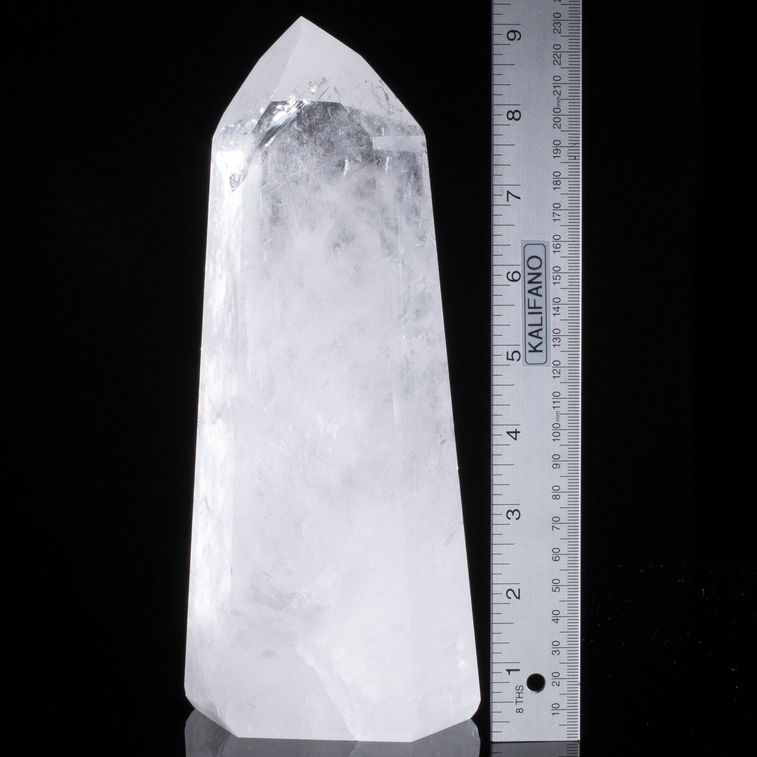 Kalifano Quartz Natural Quartz Obelisk from Brazil - 9.5" / 2,014 grams QZ3000.002