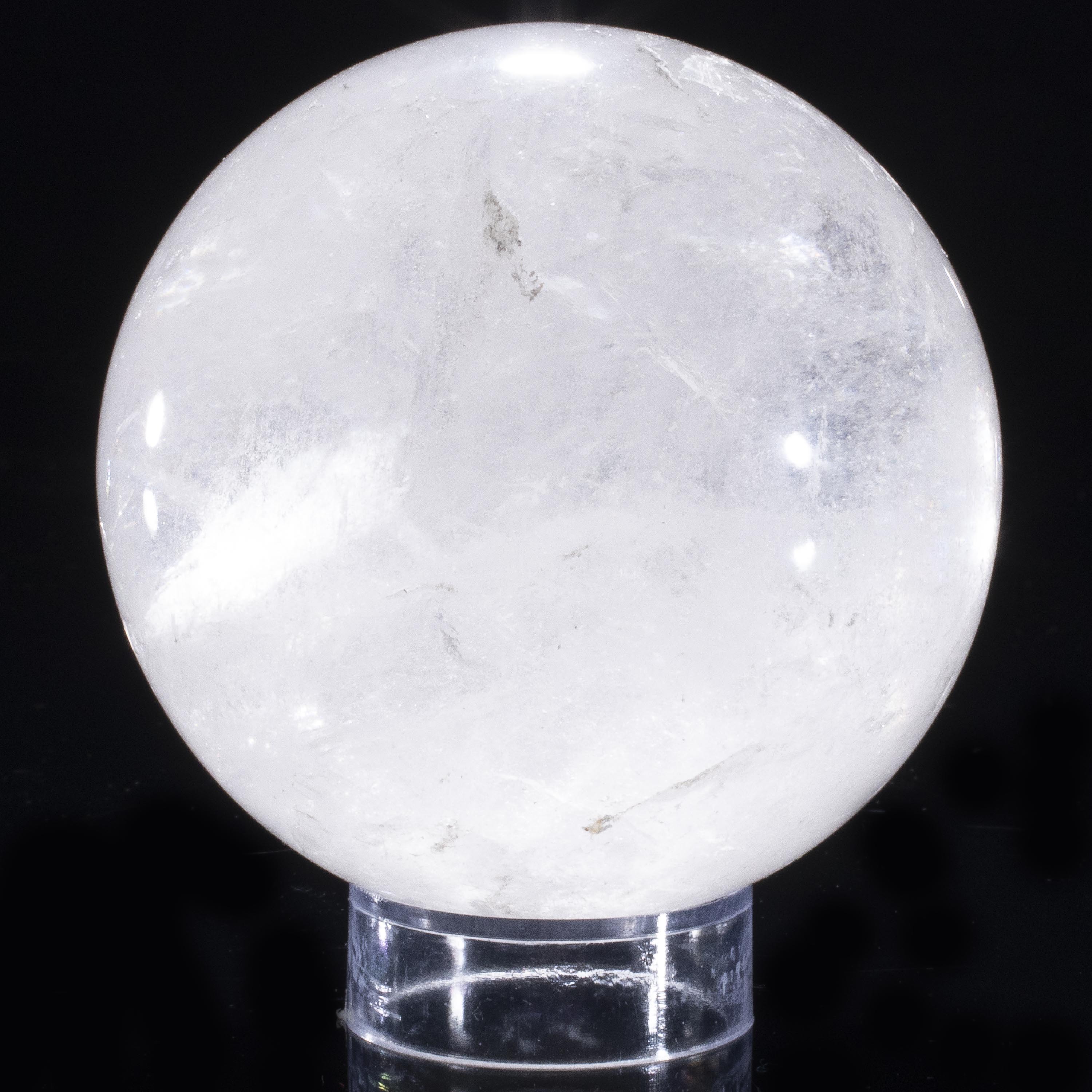 Kalifano Quartz Quartz Sphere Carving 3" / 450 grams SPQ700