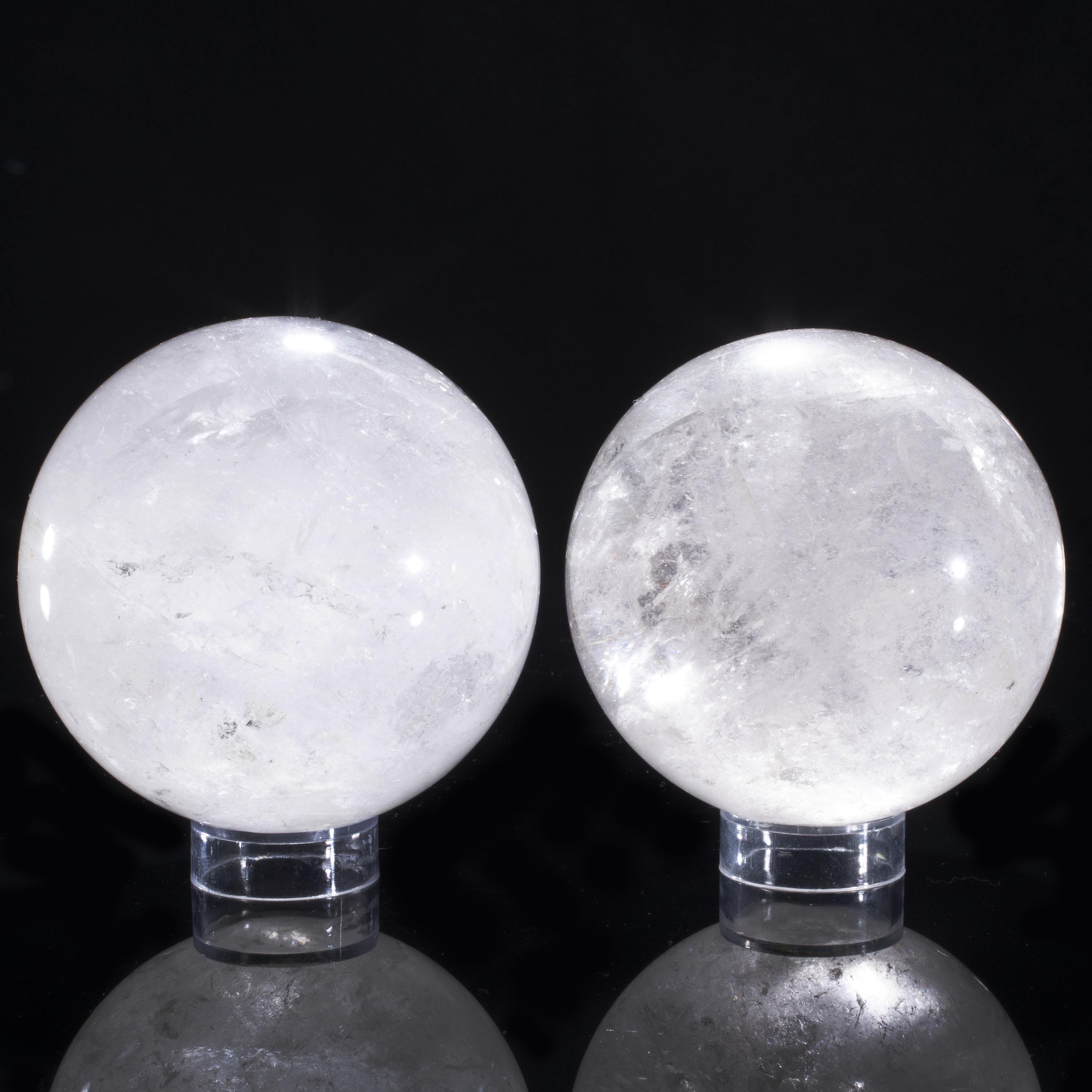 Kalifano Quartz Quartz Sphere Carving 3.5" / 800 grams SPQ1200
