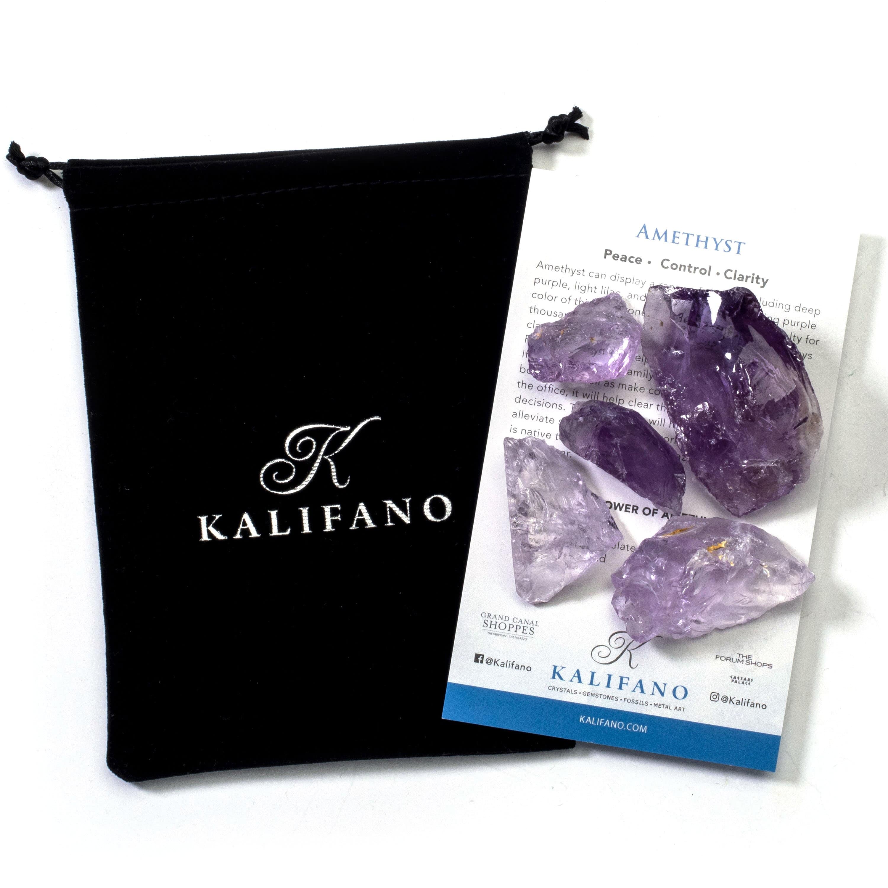 KALIFANO Raw Amethyst RG-AM
