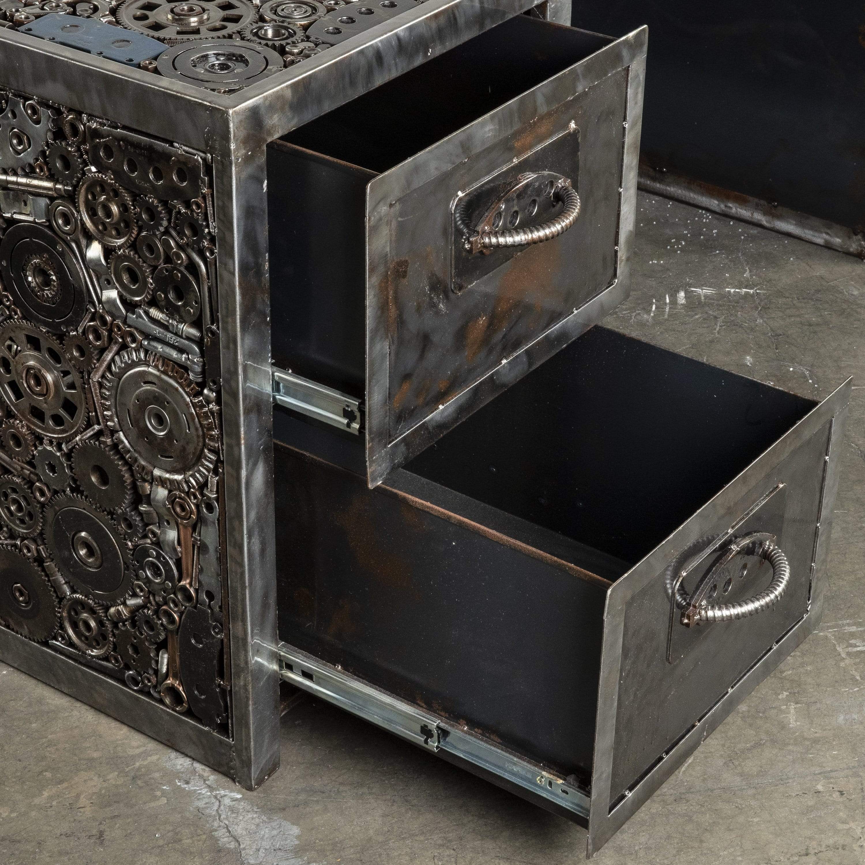 Kalifano Recycled Metal Art 60" Desk Recycled Metal Art RMS-DESK-N