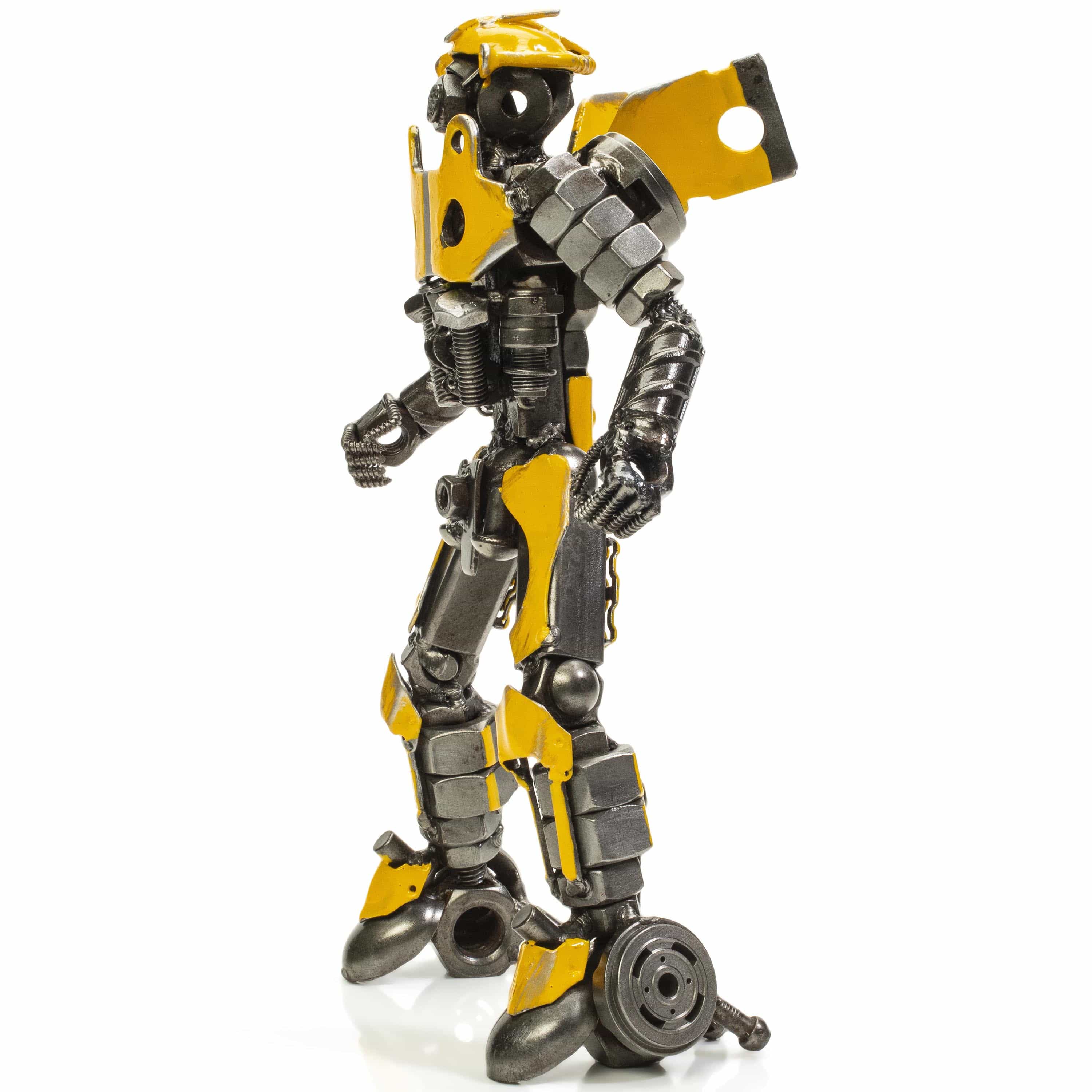 Kalifano Recycled Metal Art BumbleBee Inspired Recycled Metal Sculpture RMS-700BBA-N