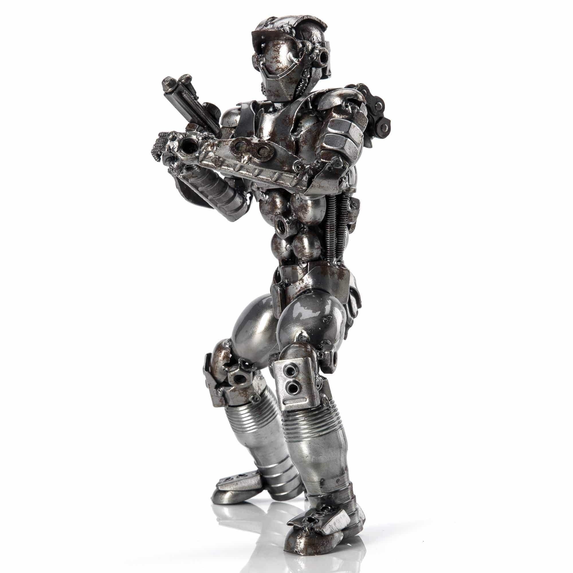 Kalifano Recycled Metal Art Halo Inspired Recycled Metal Sculpture RMS-700HA-N