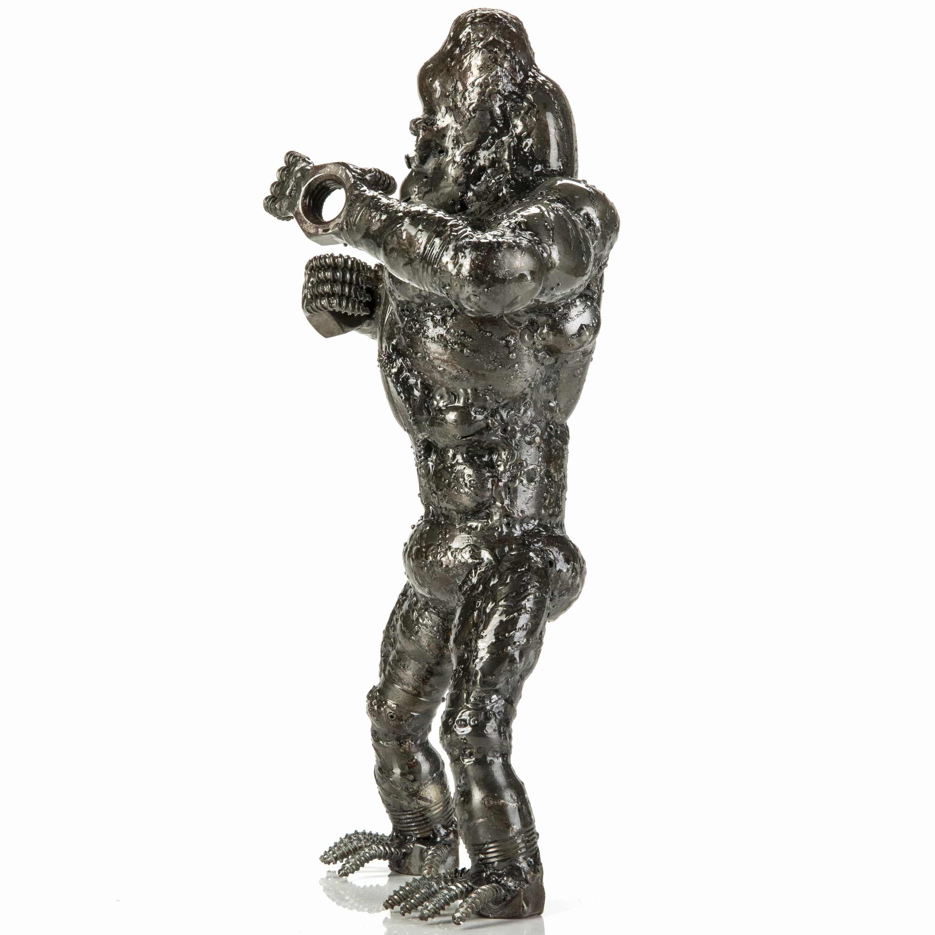 Kalifano Recycled Metal Art King Kong Inspired Recycled Metal Sculpture RMS-800KK-N