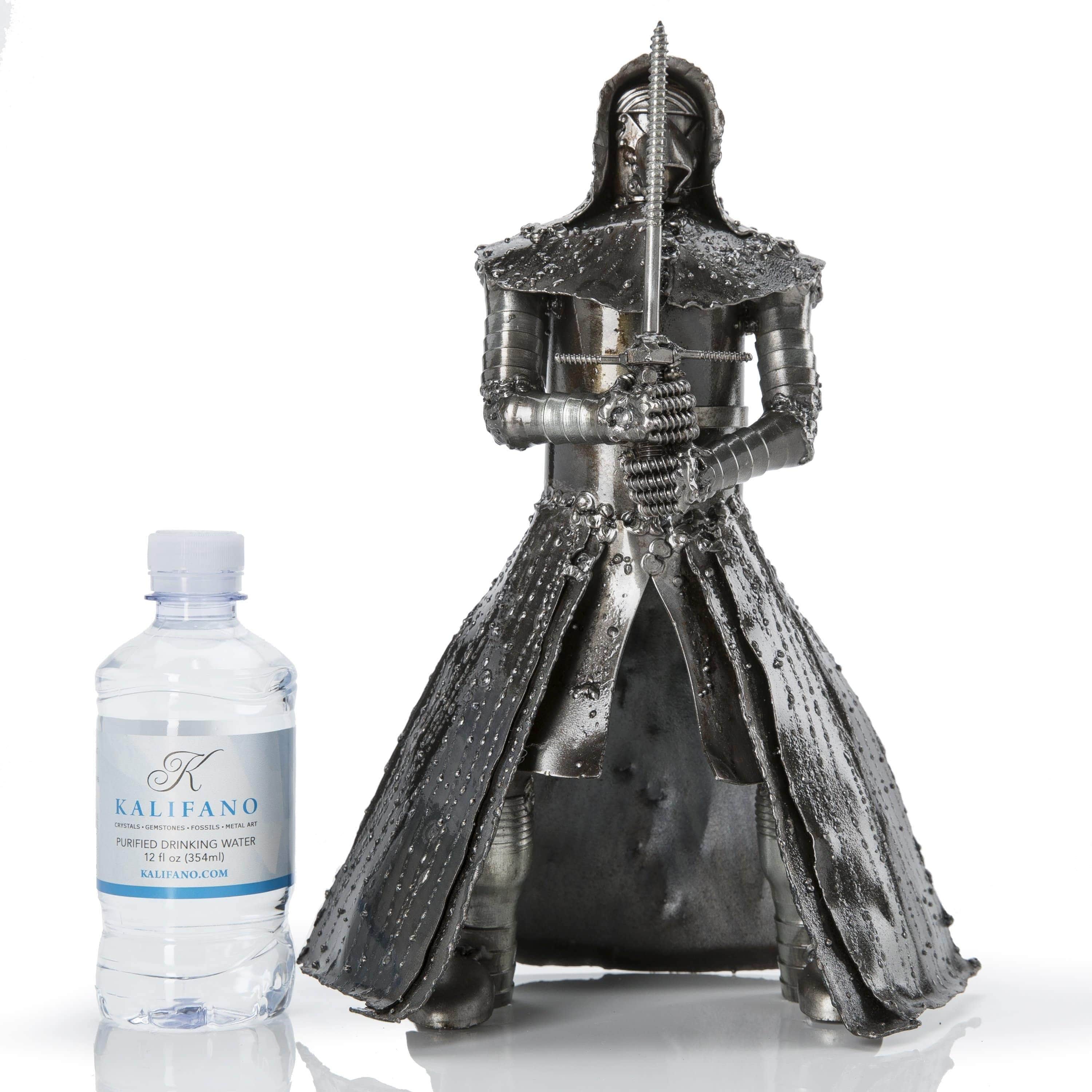Kalifano Recycled Metal Art Kylo Ren with Sword Inspired Recycled Metal Sculpture RMS-700KR-N