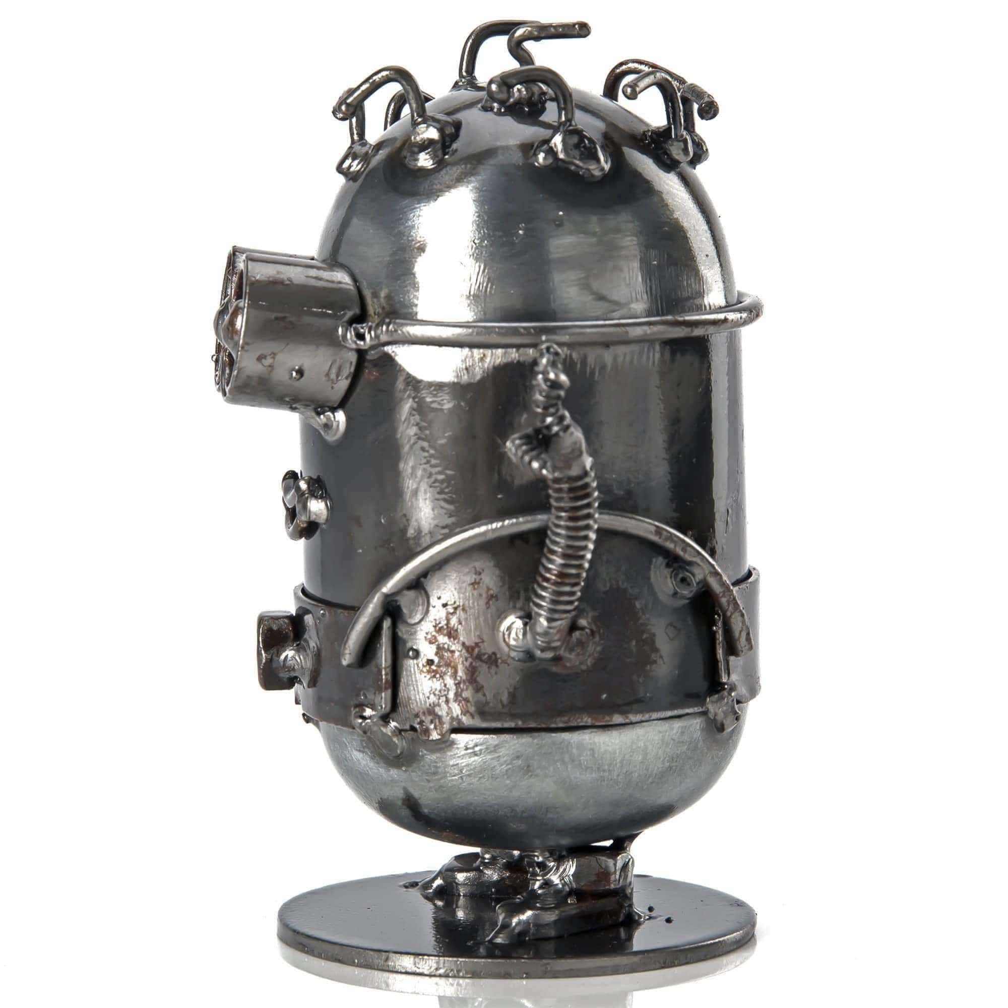 Kalifano Recycled Metal Art Minion Victory Inspired Recycled Metal Sculpture RMS-250MV-N
