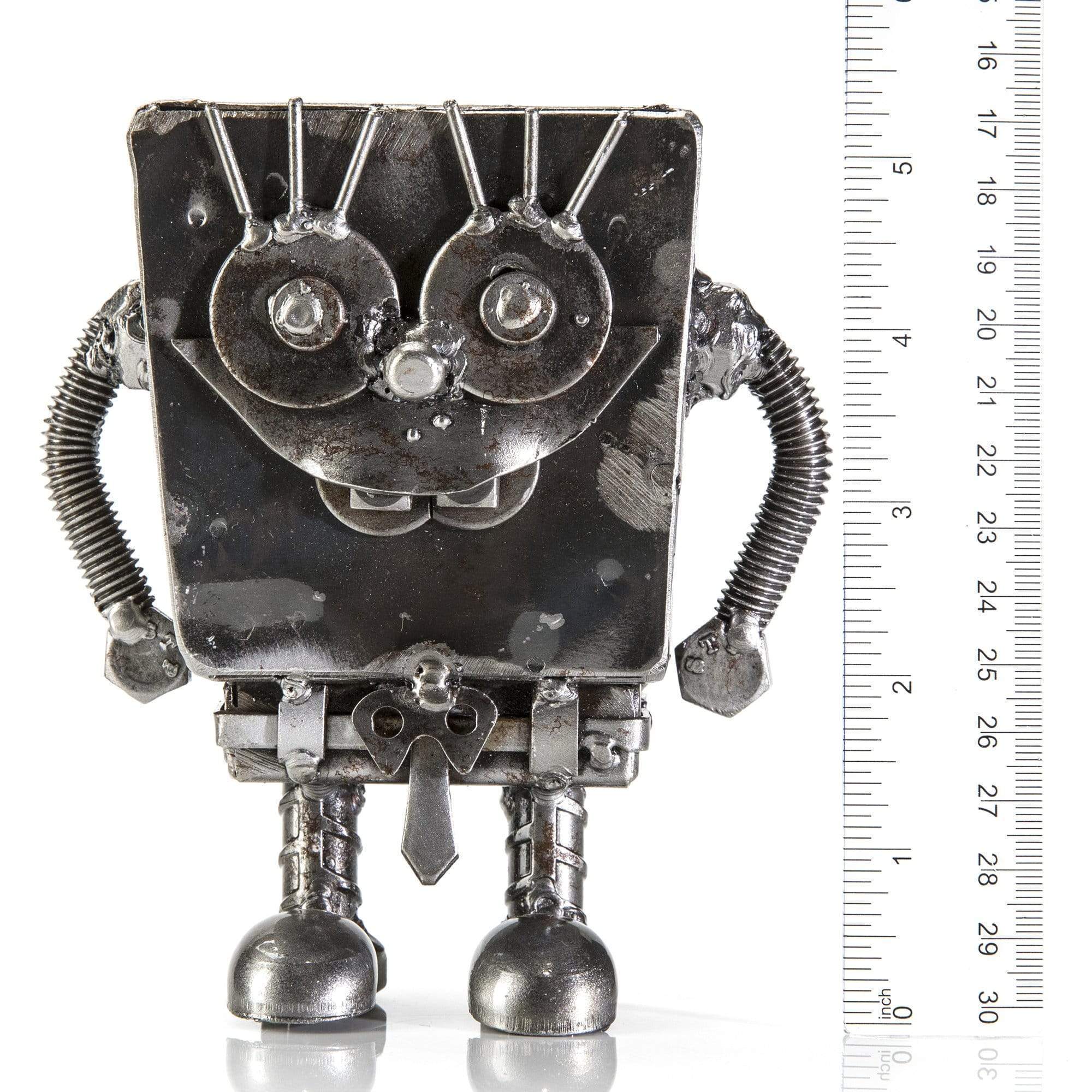 Kalifano Recycled Metal Art SpongeBob Inspired Recycled Metal Sculpture RMS-400SB-N