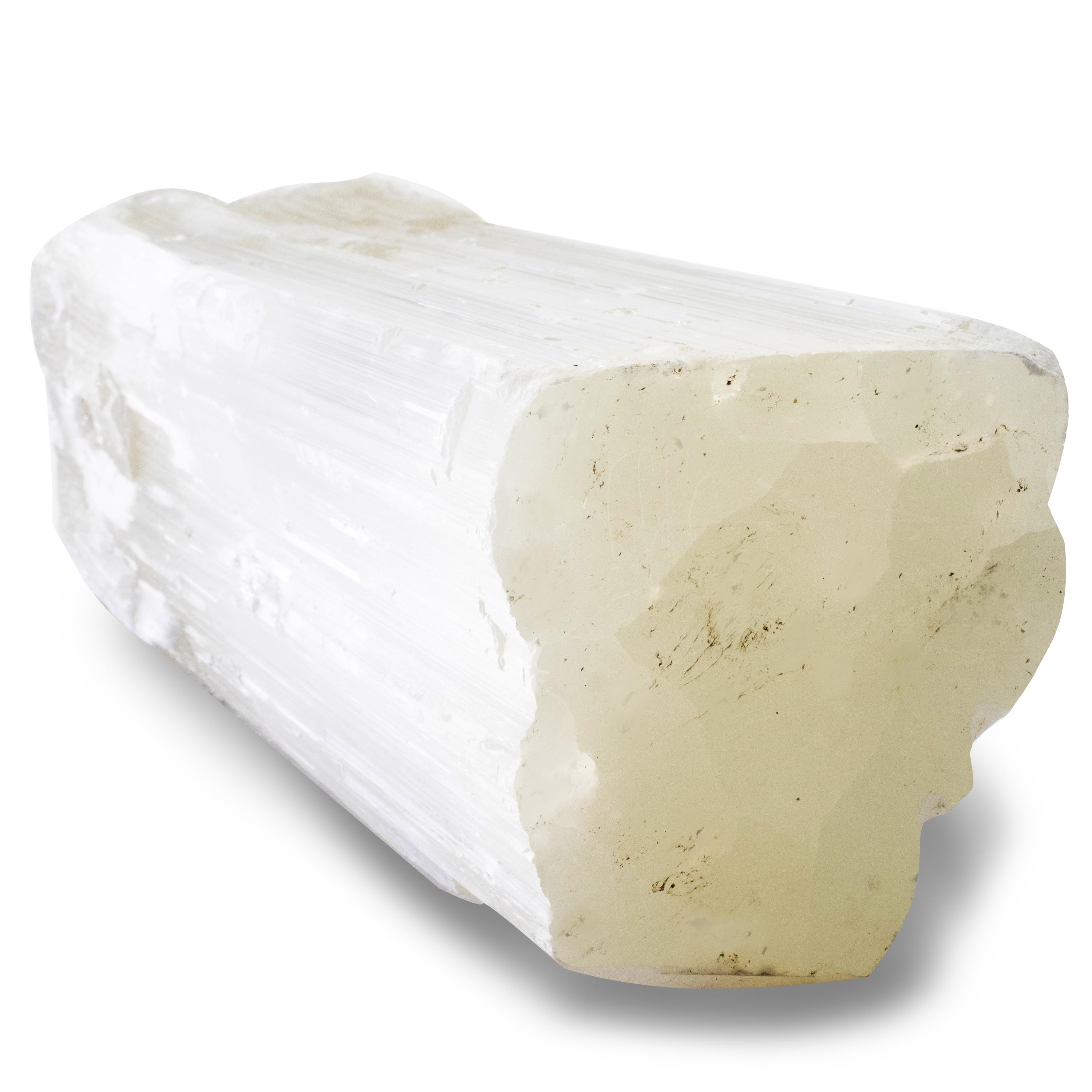 Kalifano Selenite Extra Large Natural Moroccan Selenite Log SL-LOG-XL