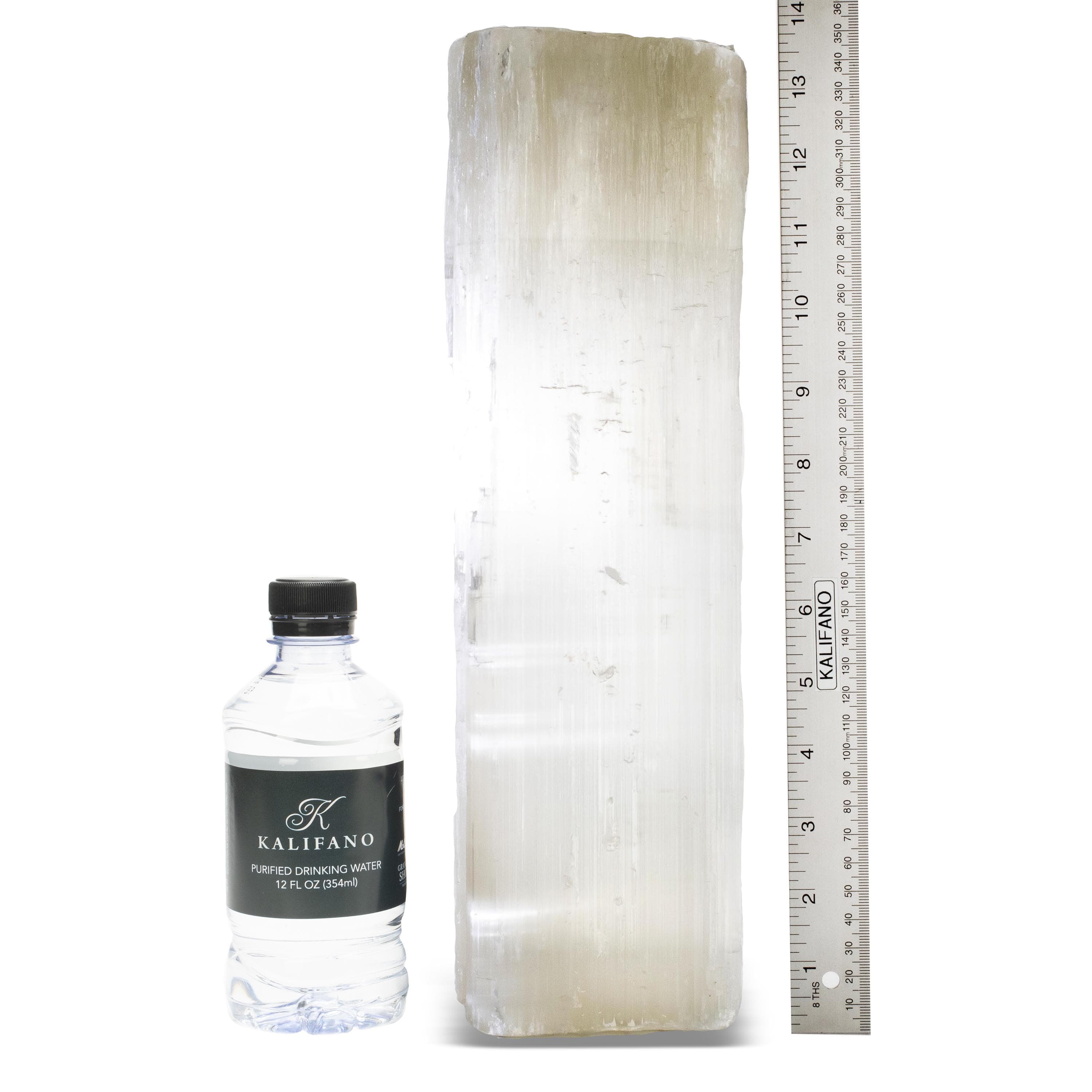 Kalifano Selenite Extra Large Natural Moroccan Selenite Log SL-LOG-XL