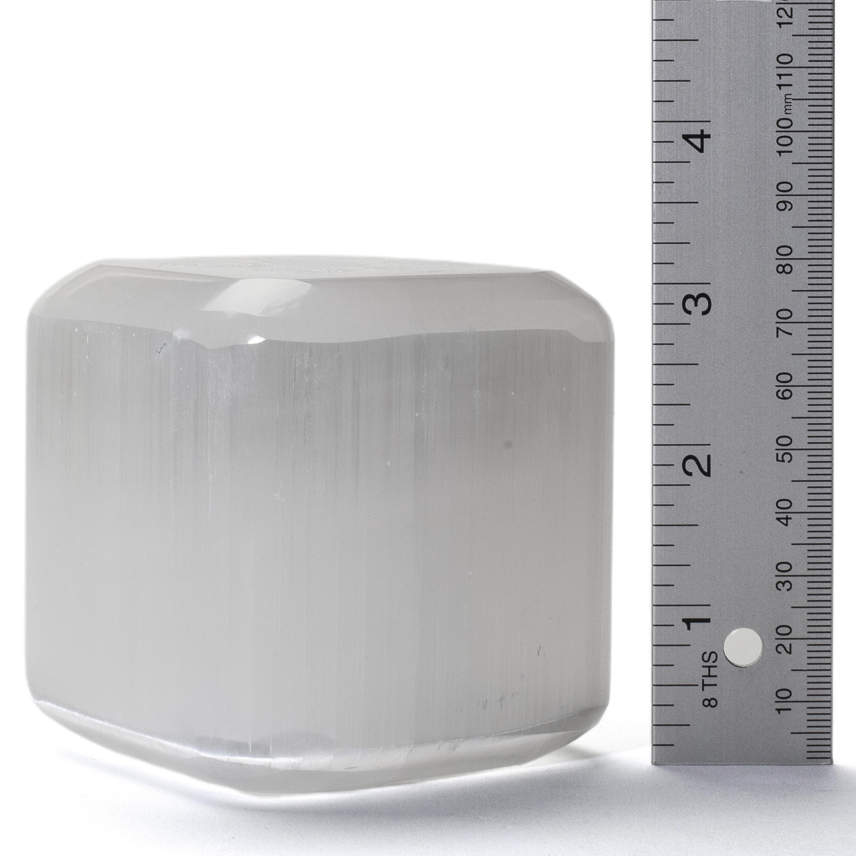 KALIFANO Selenite Selenite Chakra Crystal Charging Cube SC80-C