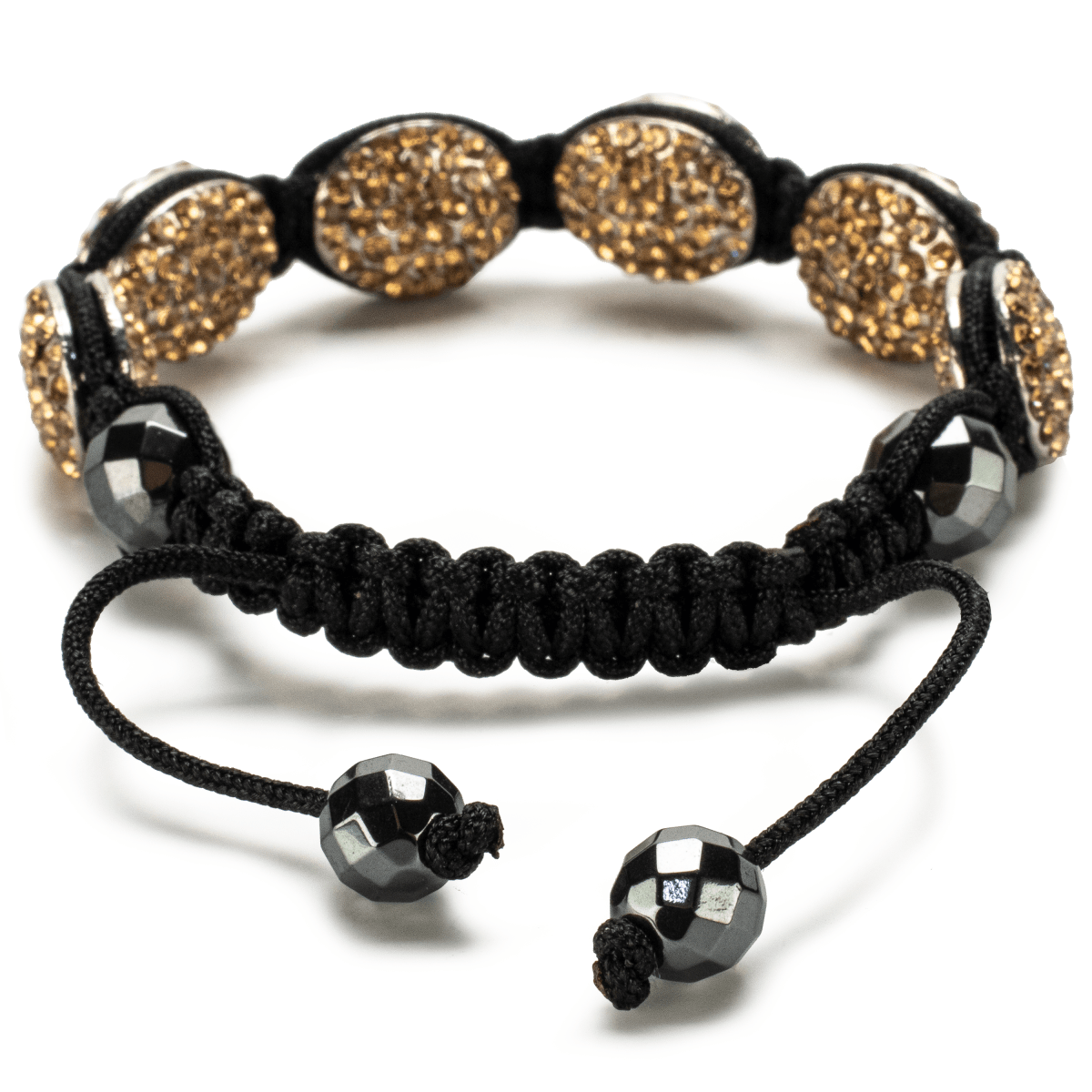 Kalifano Shamballa Bracelets Light Amethyst Crystal Oval Shamballa Bracelet SBOV-EE-LCT