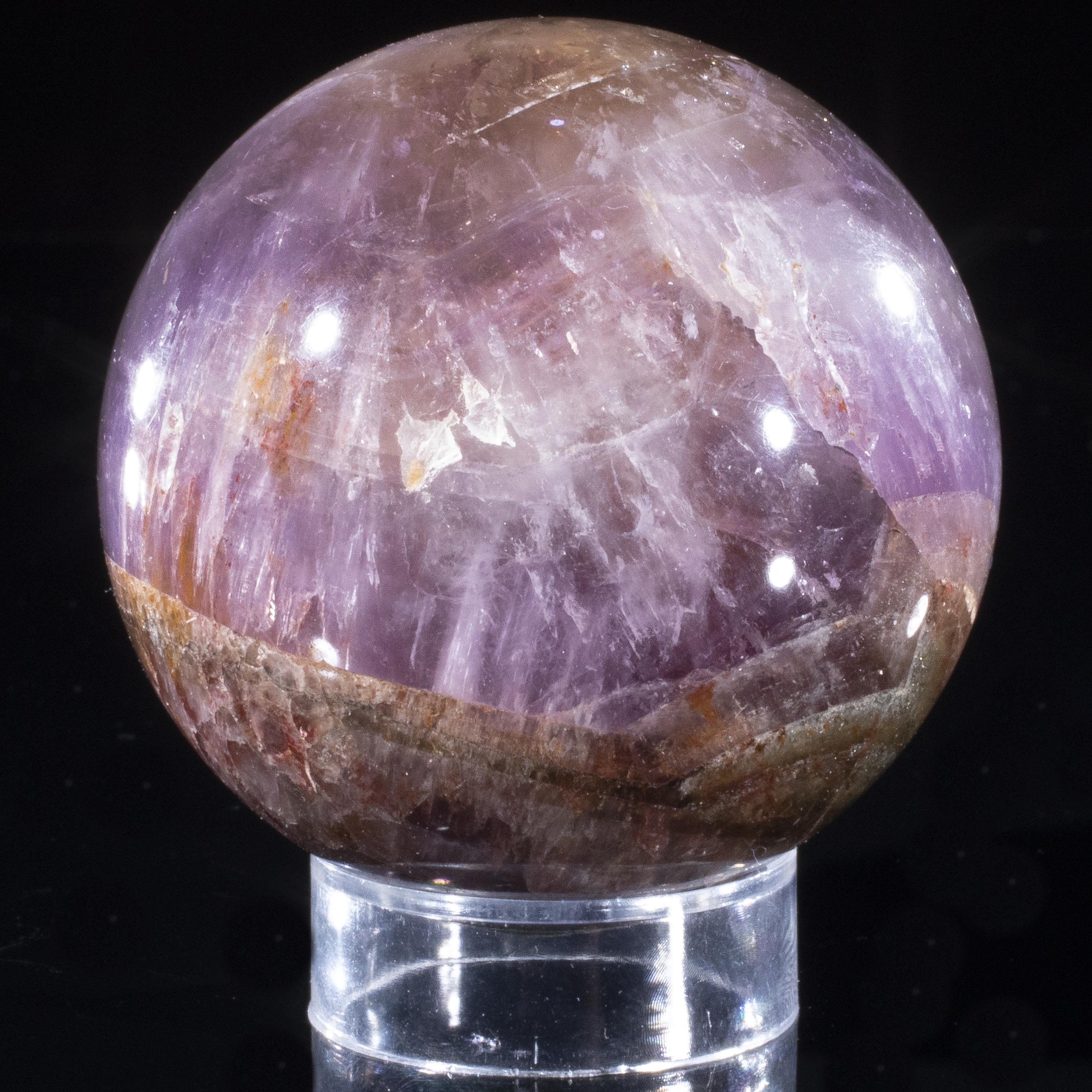 Kalifano Super 7 Super 7 Sphere Carving 2.25" / 250 grams SP7-800