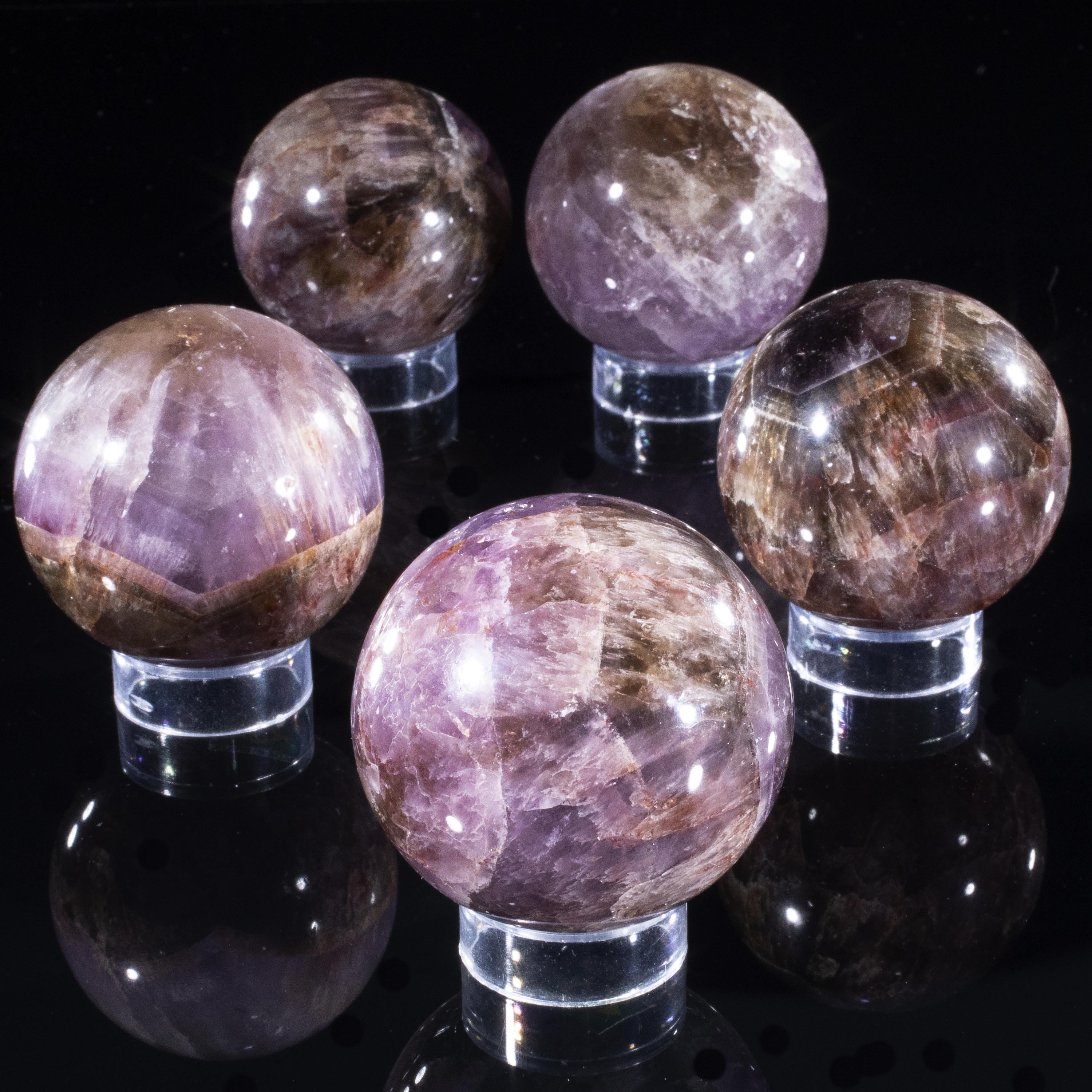 Kalifano Super 7 Super 7 Sphere Carving 2.25" / 250 grams SP7-800