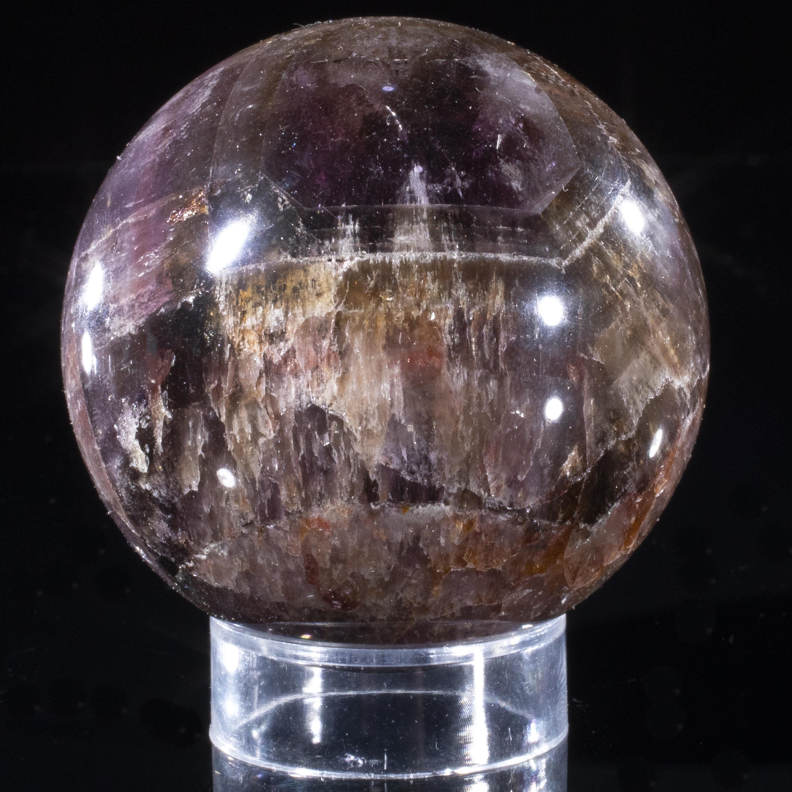 Kalifano Super 7 Super 7 Sphere Carving 2.25" / 250 grams SP7-800
