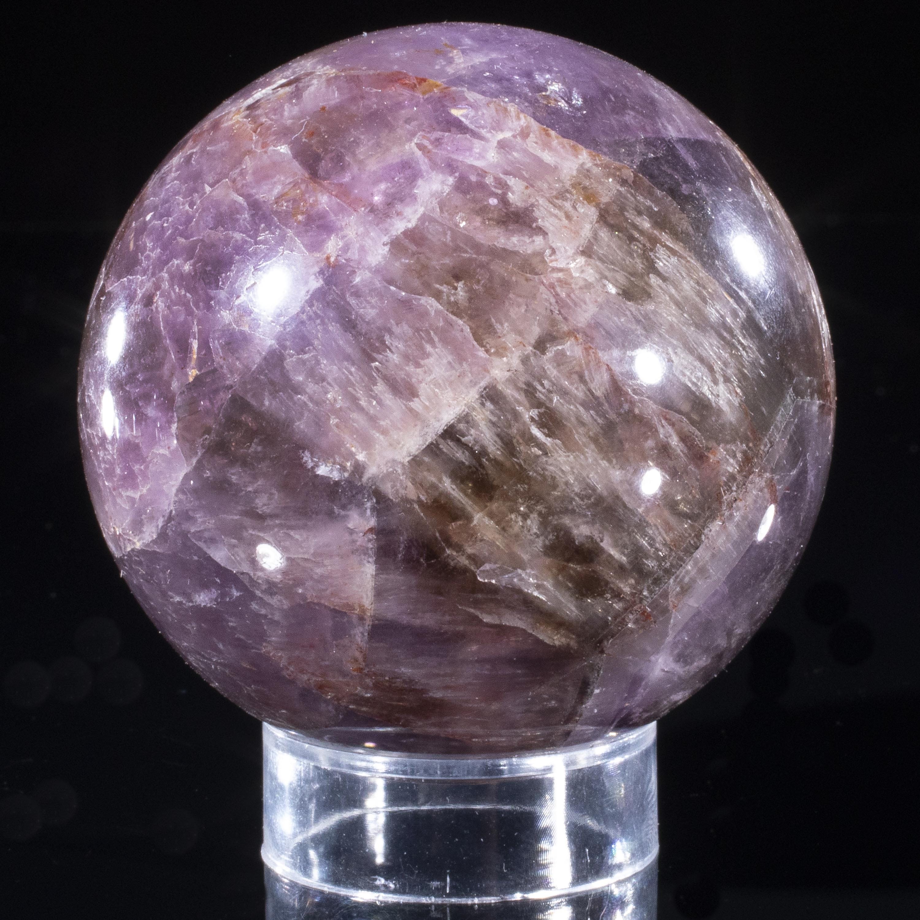 Kalifano Super 7 Super 7 Sphere Carving 2.25" / 250 grams SP7-800