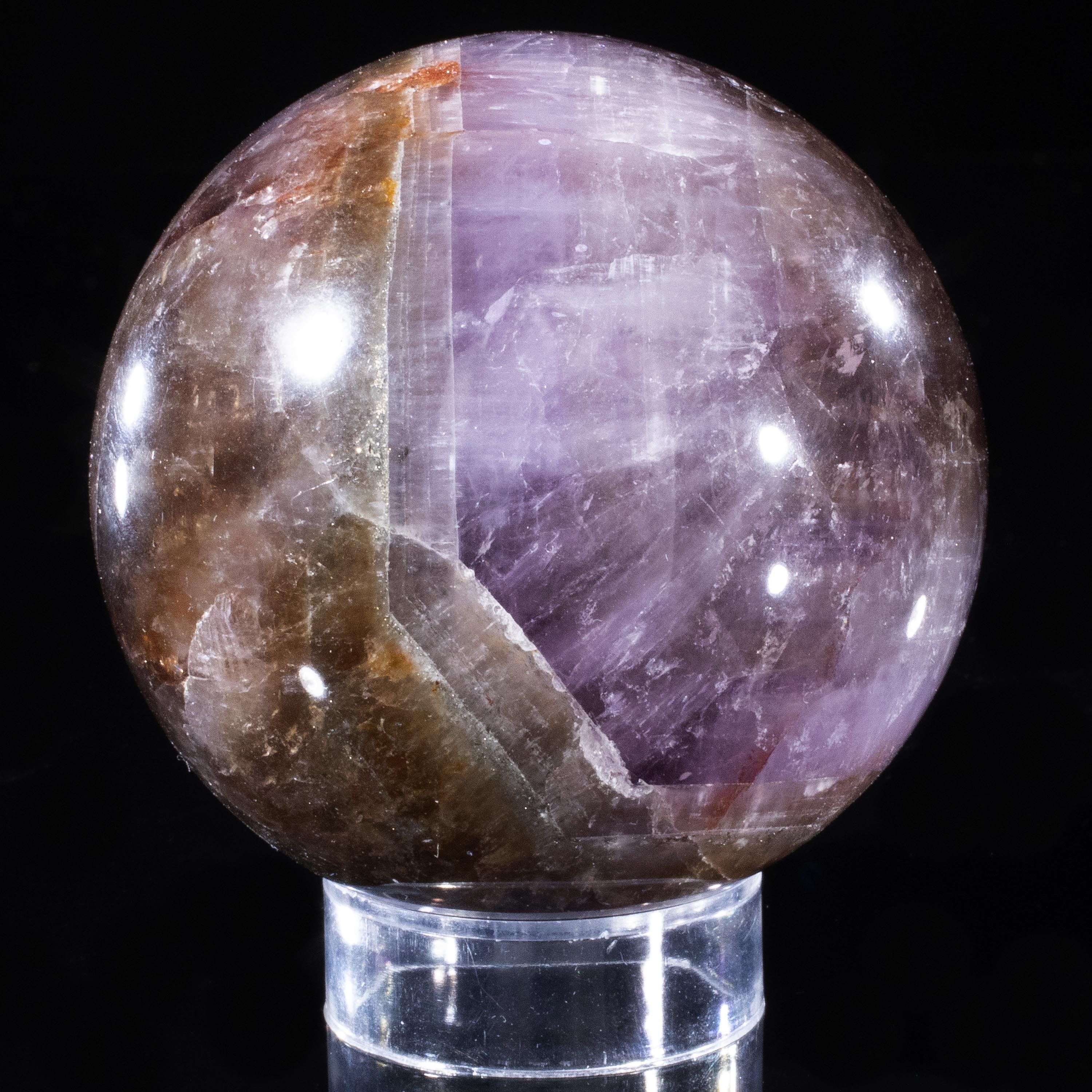 Kalifano Super 7 Super 7 Sphere Carving 2.5" / 350 grams SP7-1200