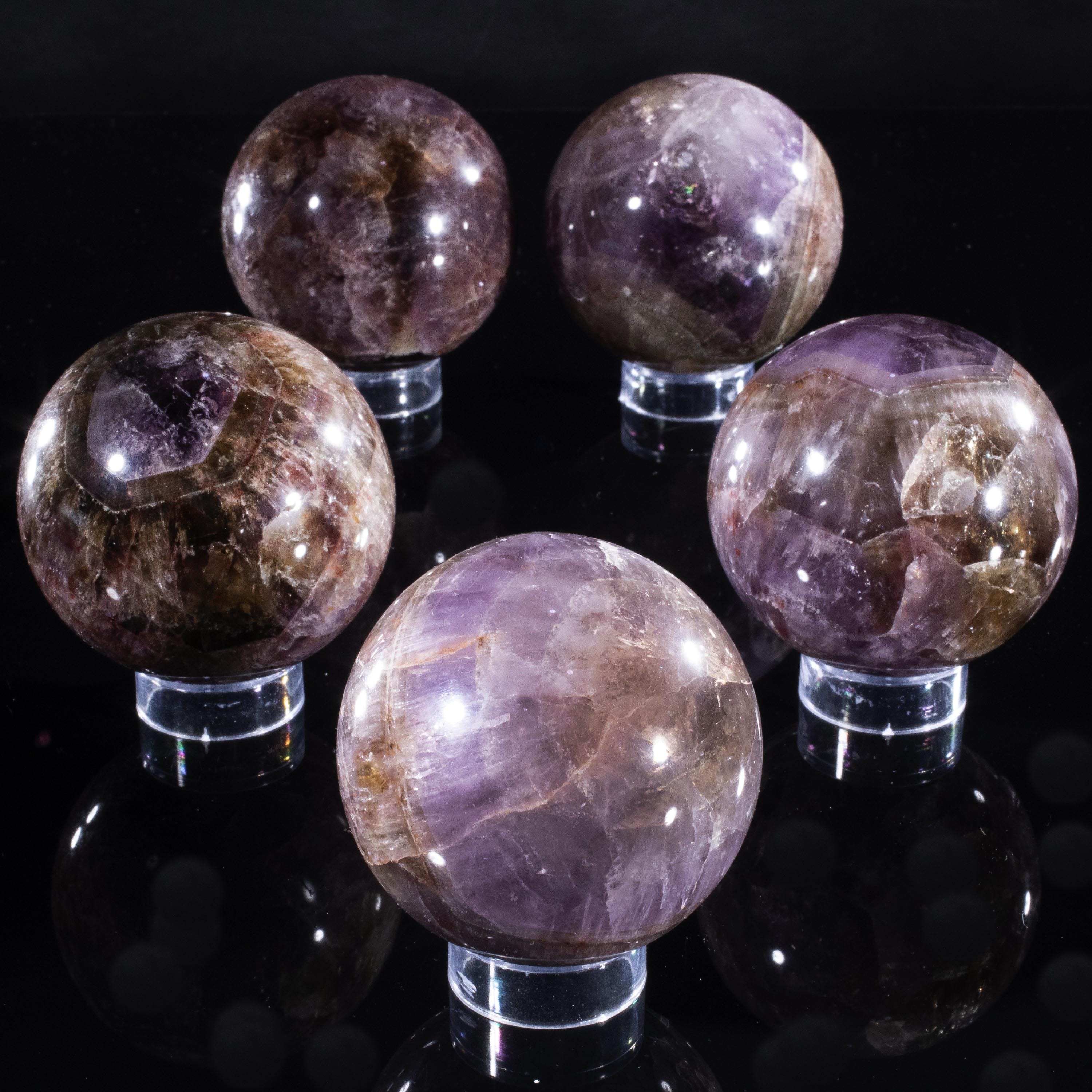 Kalifano Super 7 Super 7 Sphere Carving 2.75" / 450 grams SP7-1400